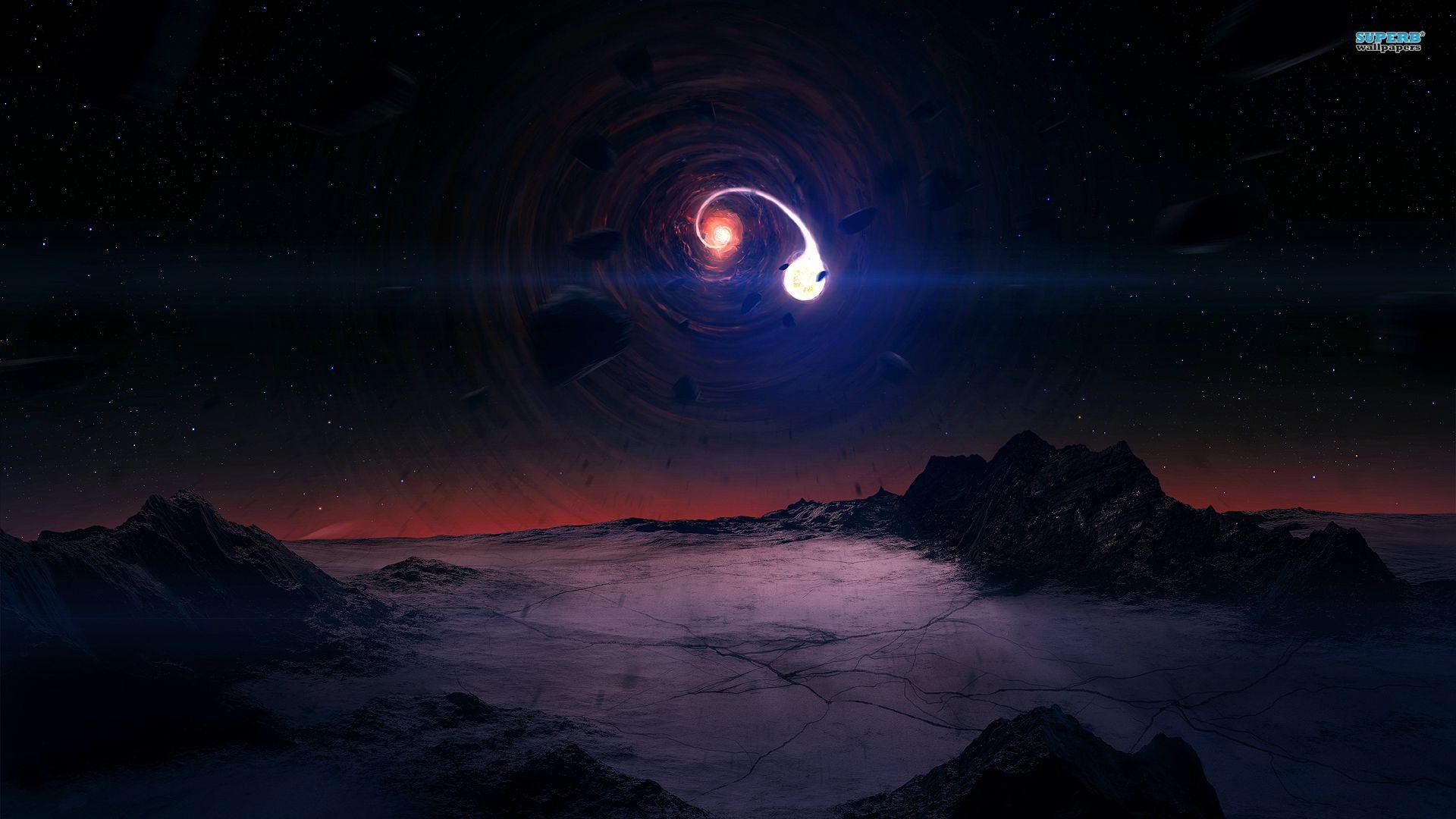 1920x1080 The holy ghost electric show : 2560x1080 wallpaper black hole