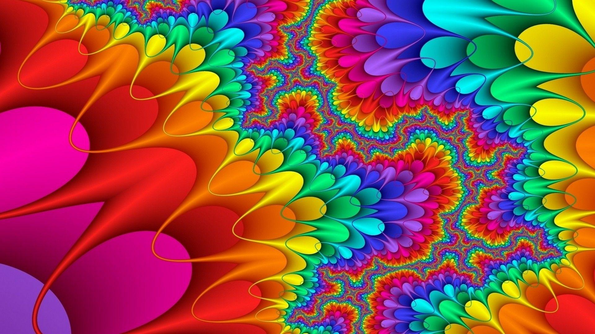 1920x1080 Colorful Trippy Background