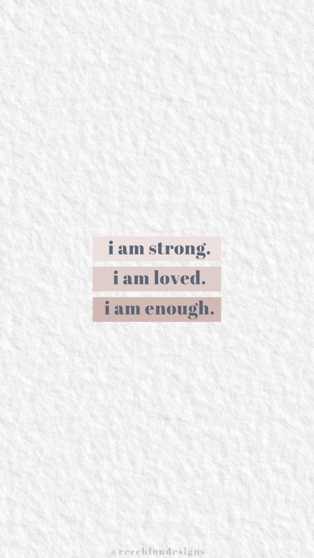 New Wallpaper  I am enough  My Happily Ever Crafted
