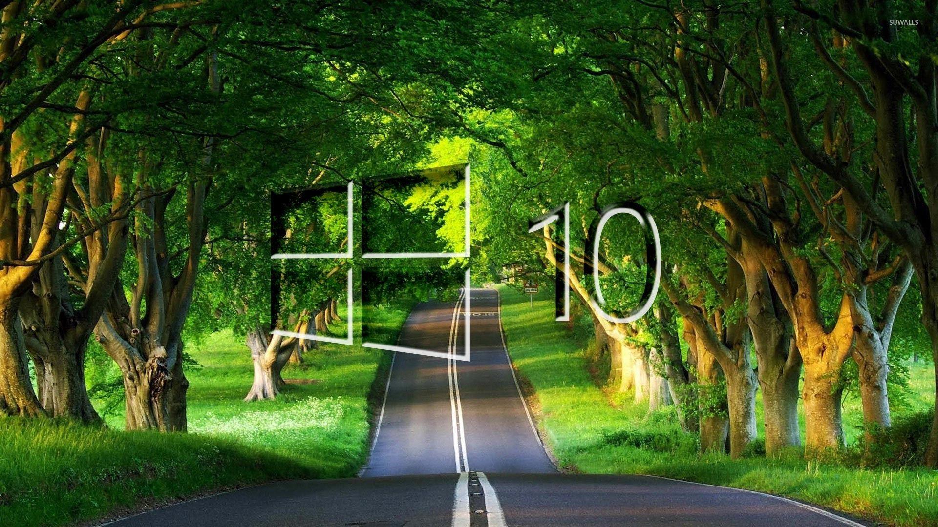 1920x1080 Windows 10 over the country road wallpaper wallpaper