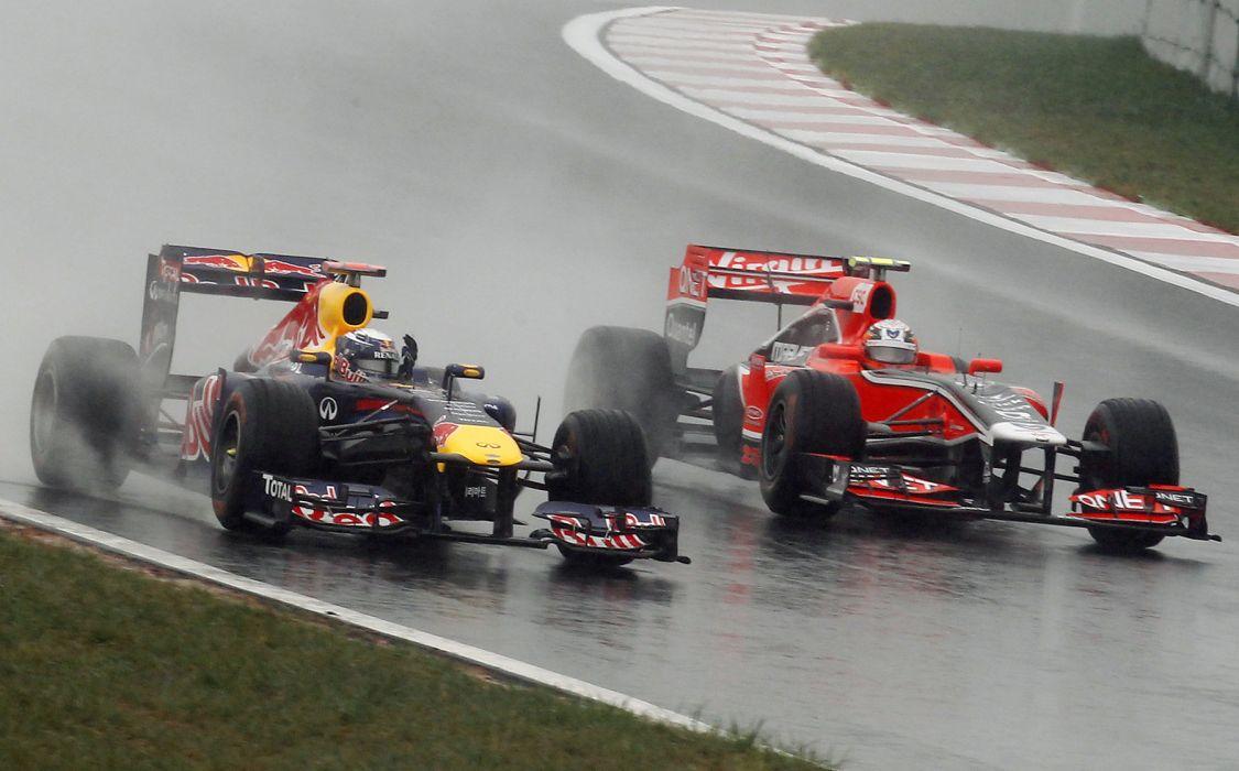 1125x700 Formula One Formula 1 Race Racing F 1 Rain Wallpaperx1120