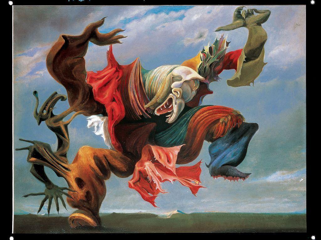 1024x768 Max Ernst, Surrealist:: Ocell de foc. Max ernst, Max ernst