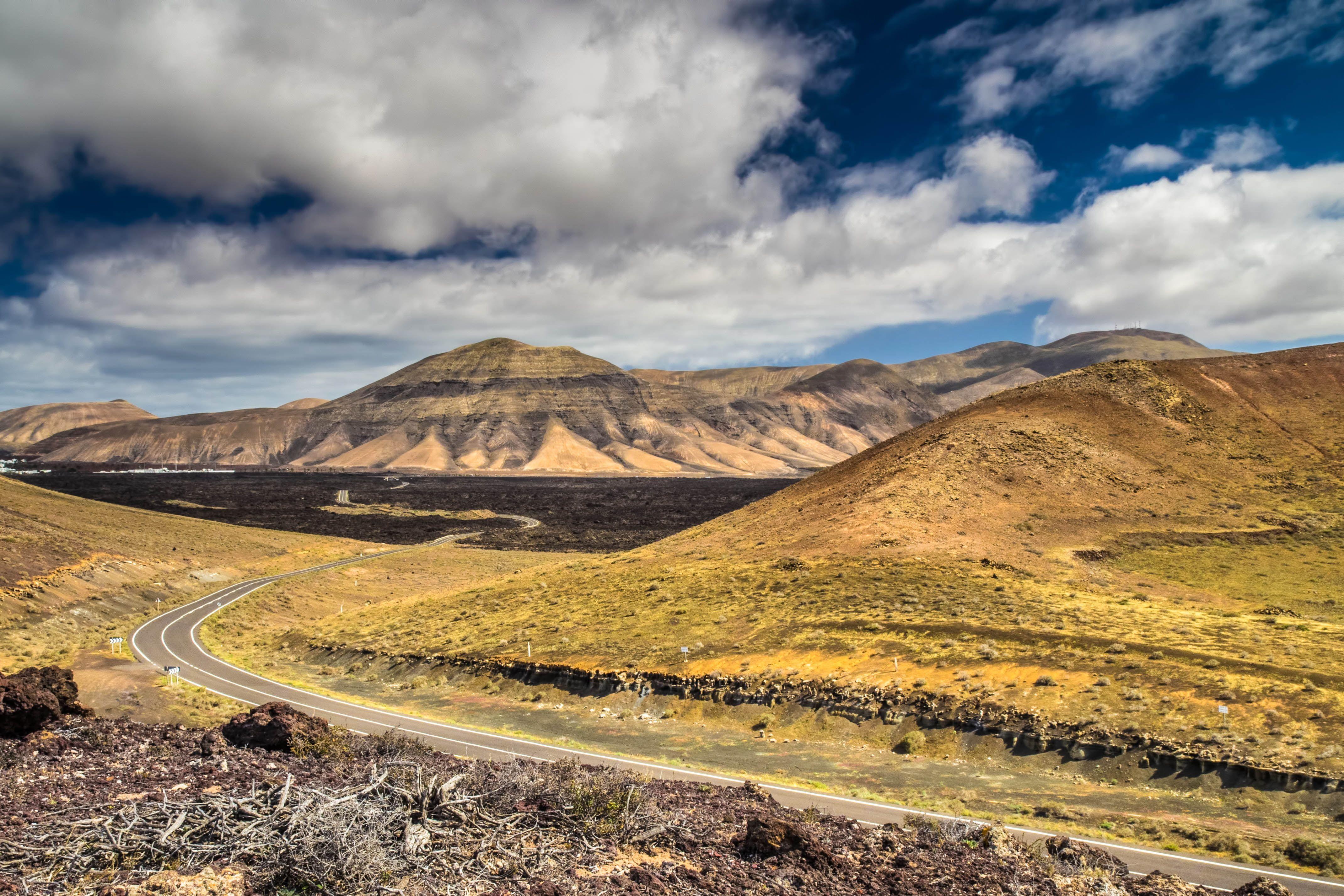 4282x2855 Photography of hills during daytime, lanzarote HD wallpaper