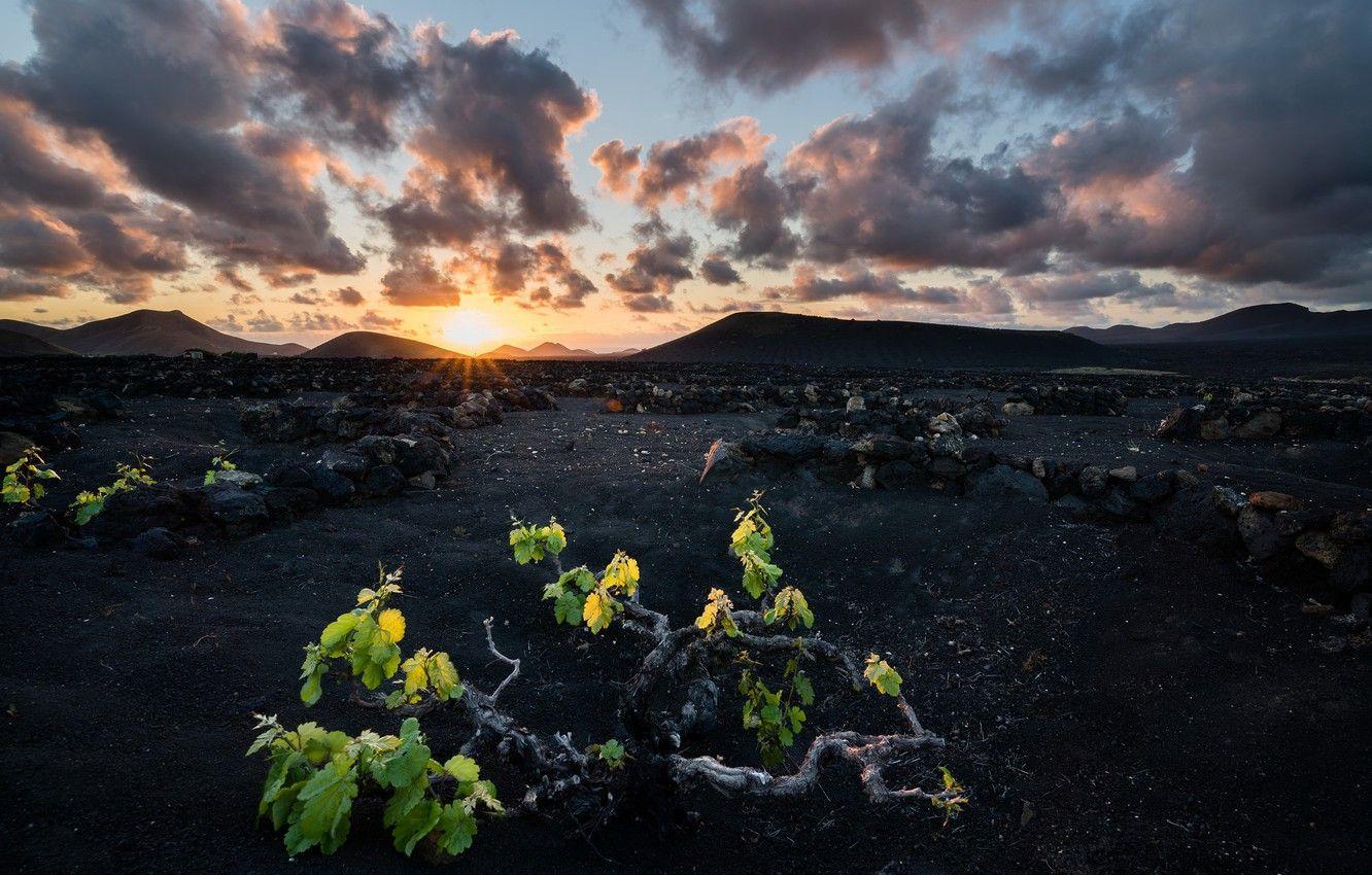 1332x850 Wallpaper Spain, Canary Islands, Lanzarote, The Morro de Uga