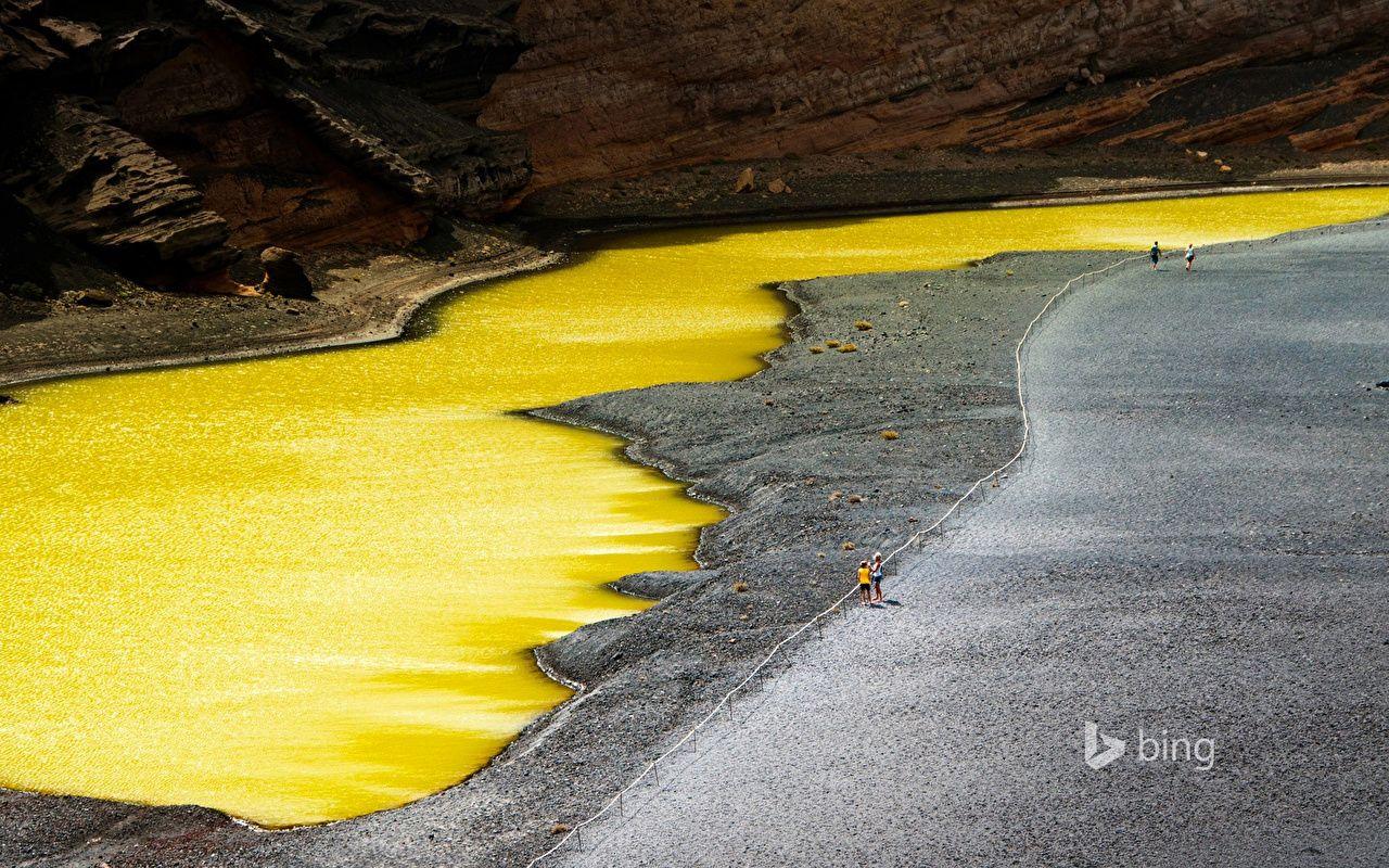 1280x800 Desktop Wallpaper Spain Lanzarote, Canary Islands, Los Silos Nature
