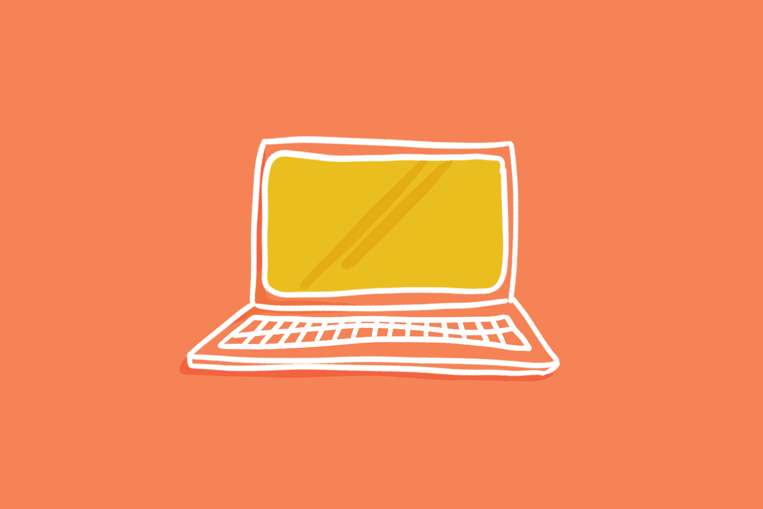 Orange Wallpaper Aesthetic Laptop - WallpaperShit