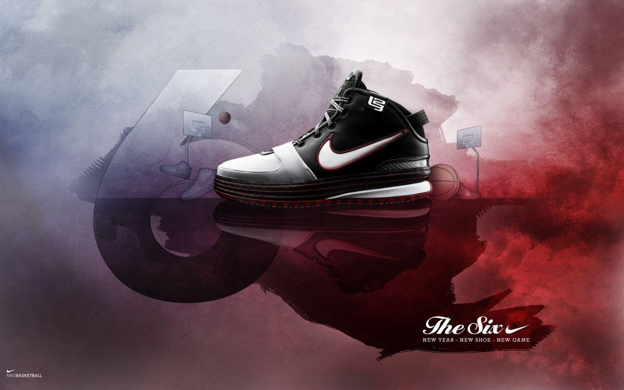 1280x800 Sneakers, Smoke, Nike, Basketball Shoe, Swoosh Wallpaper