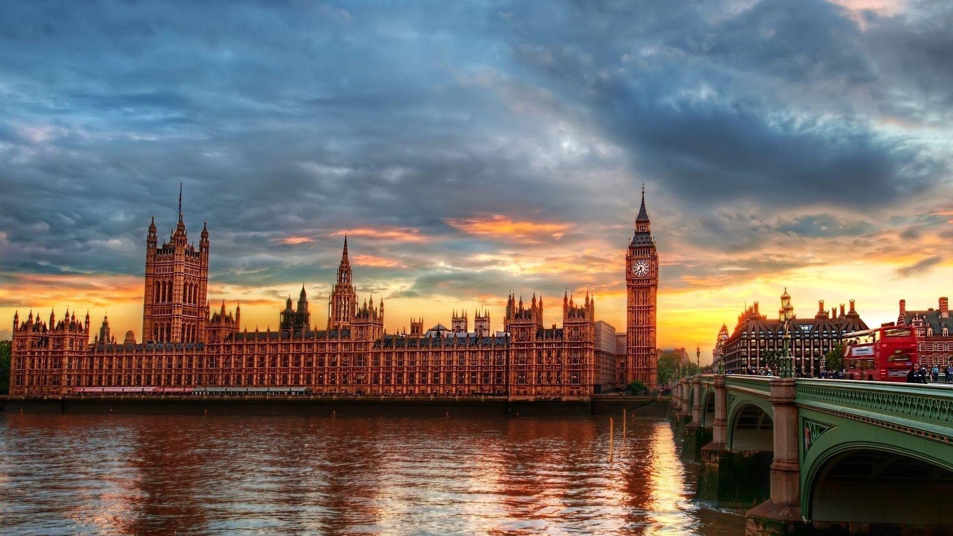 1920x1080 Download wallpaper 1920x1080 big ben, thames, city, palace