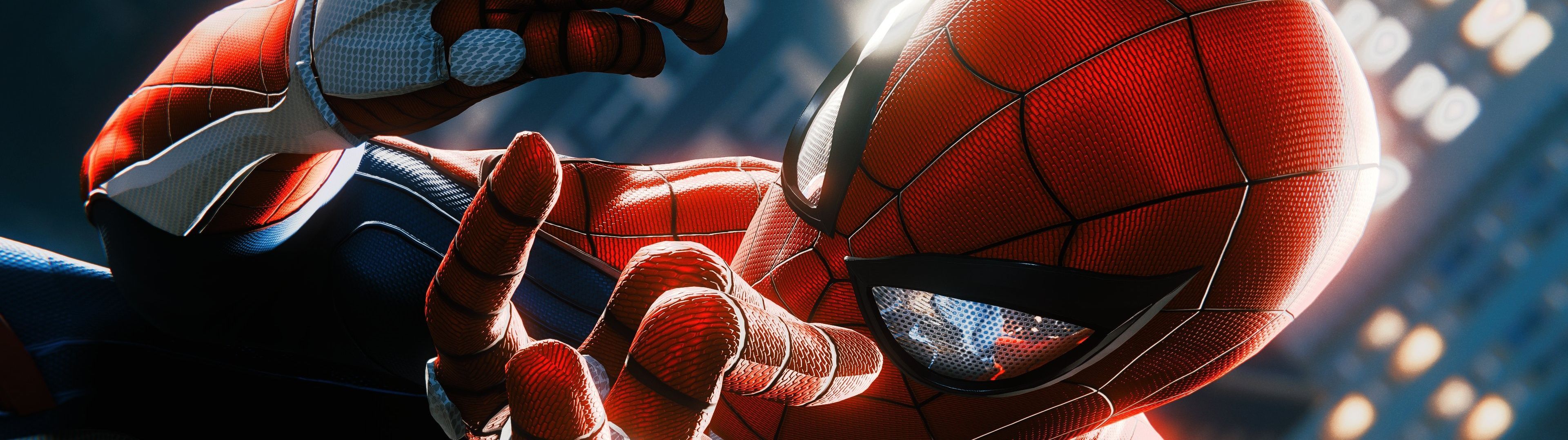 3840x1080 Marvel's Spider Man Remastered Wallpaper 4K, Photo Mode, Spiderman
