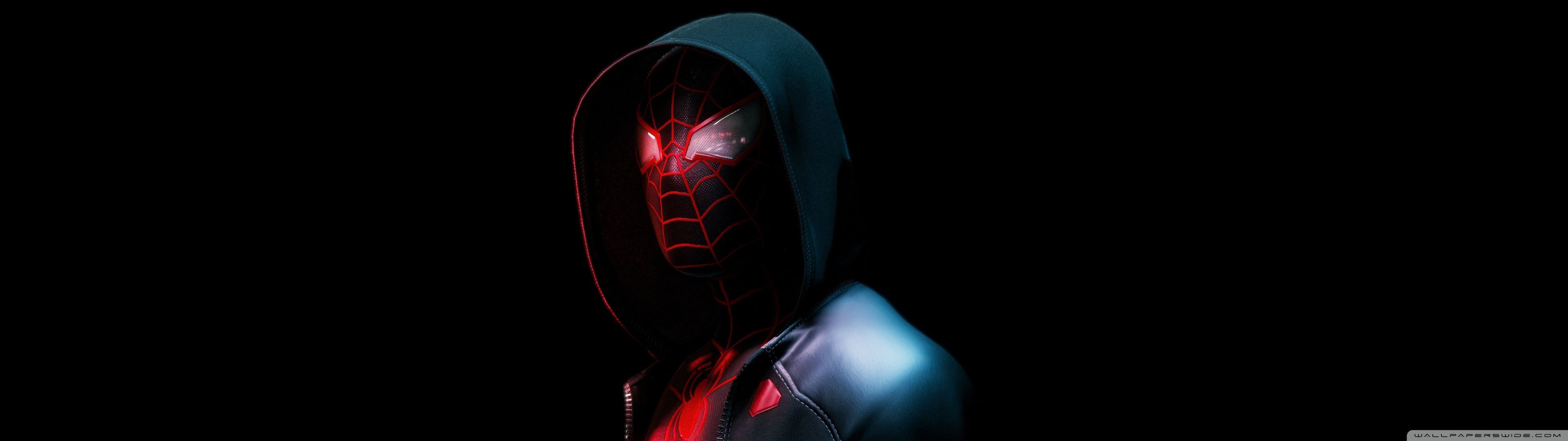 3840x1080 Spider Man Miles Morales 4K UHD Wallpaper For UltraHD Desktop And TV : Widescreen And UltraWide Display : Dual And Triple Monitor : Smartphone And Tablet Devices