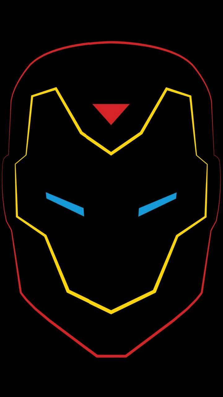 720x1280 Iron Man mask wallpaper