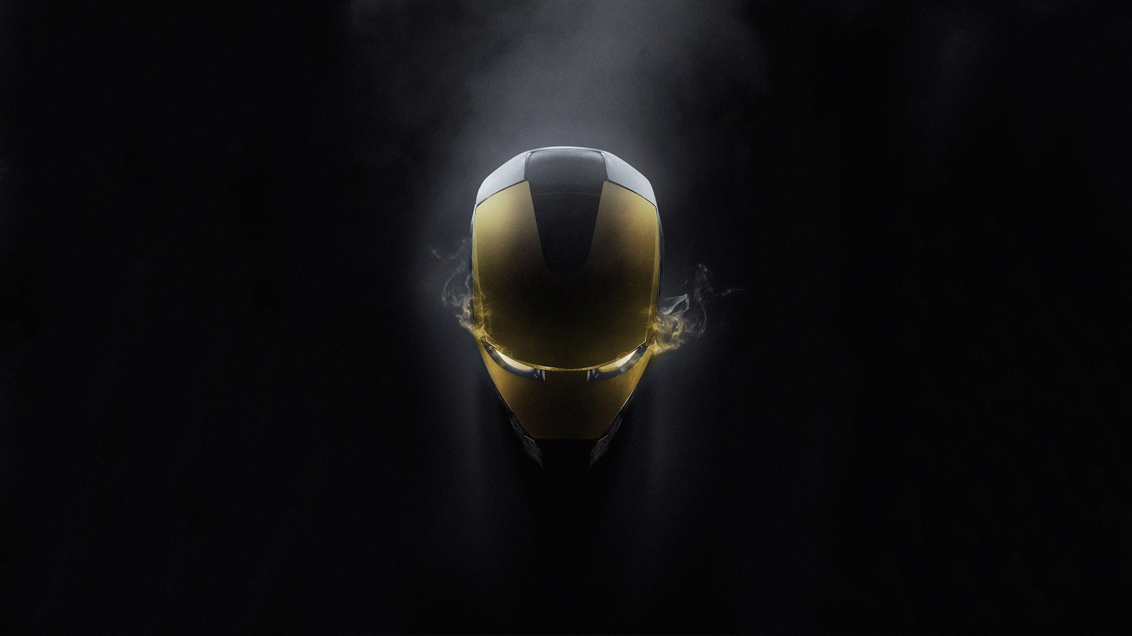 3840x2160 Wallpaper 4k Iron Man Glowing Mask 4k Wallpaper, Hd Wallpaper