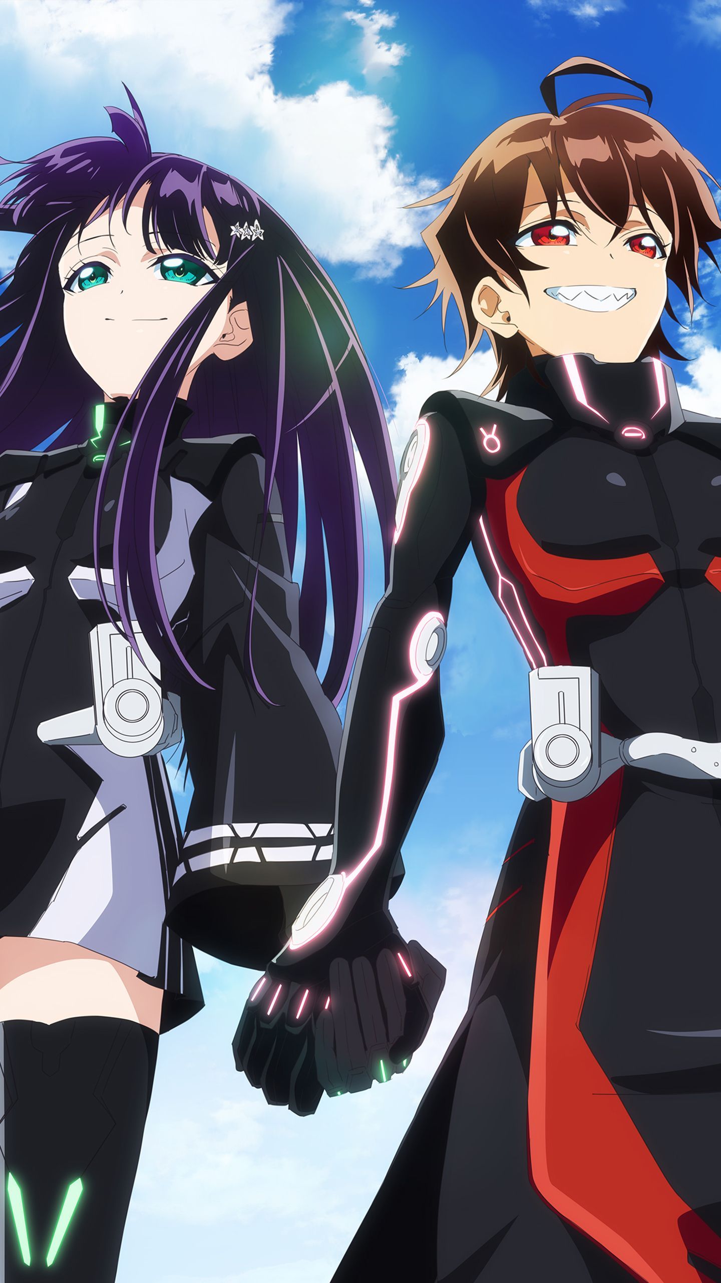 1440x2560 Download All In This Section Star Exorcist Rokuro And Benio Wallpaper & Background Download
