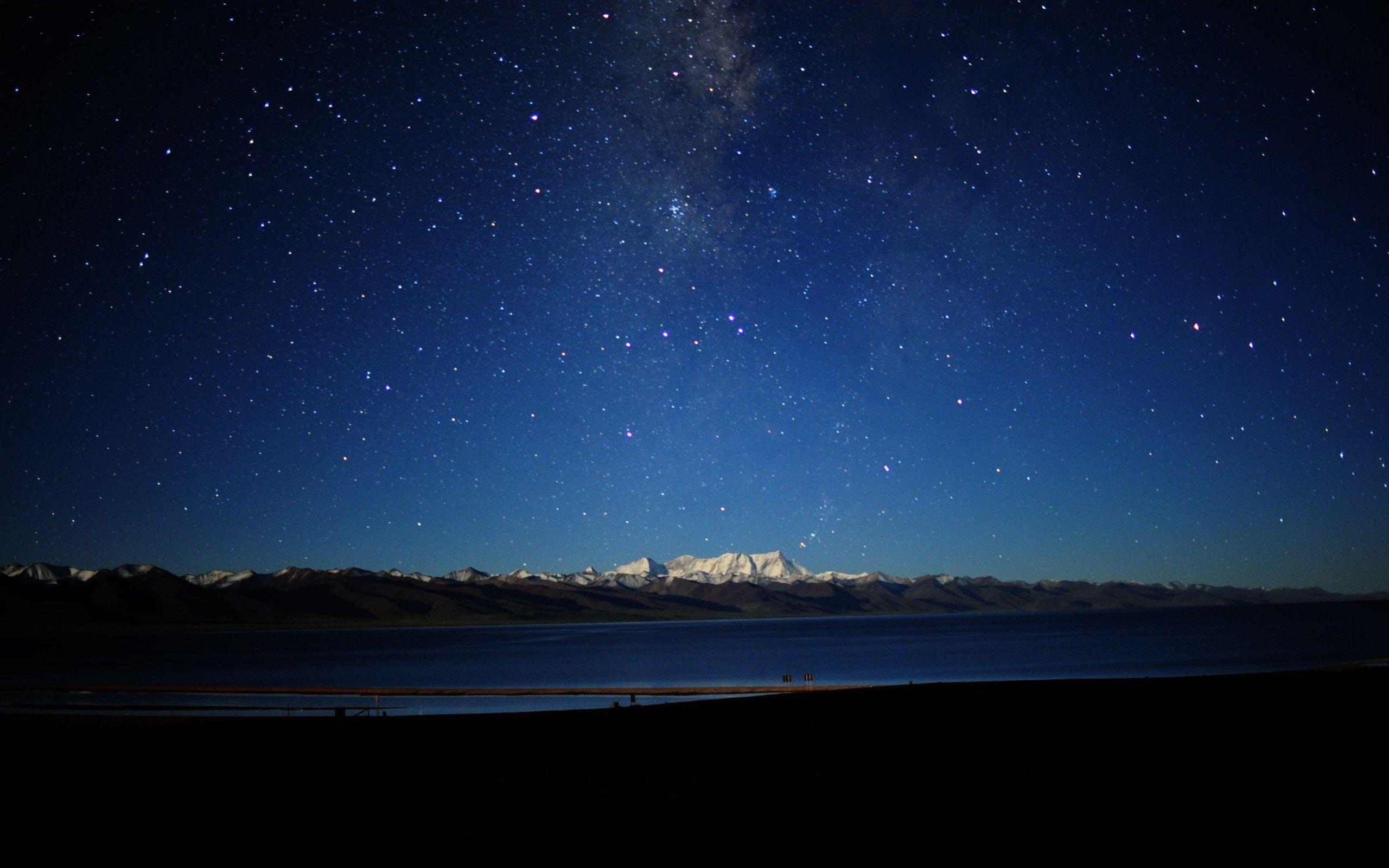 2560x1600 4K Night Sky Wallpaper