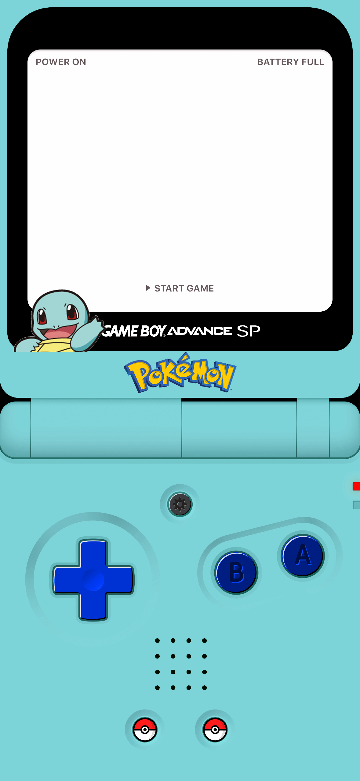 1179x2556 GBA SP Pokemon Background