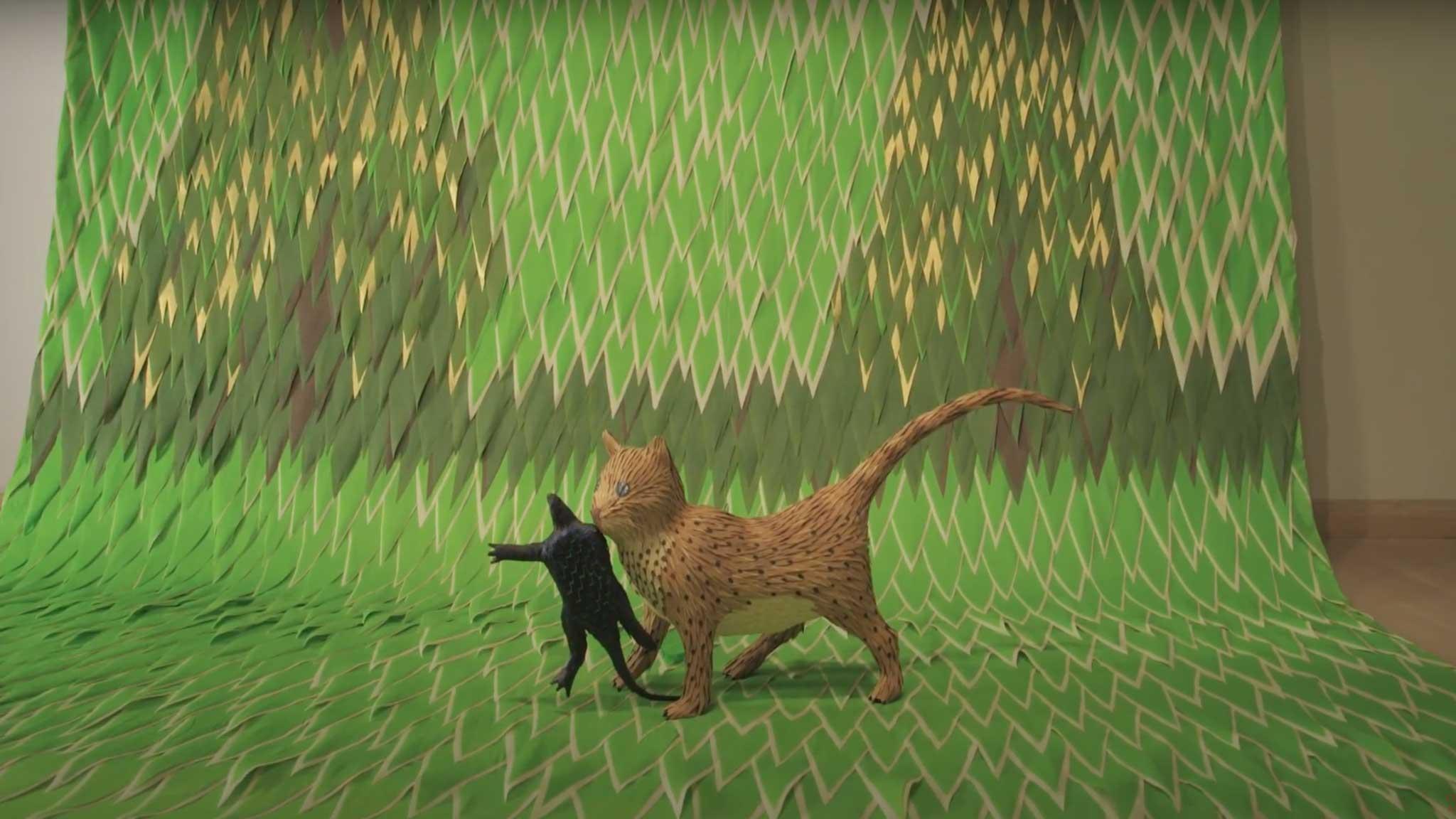 2048x1152 Craft in America. Puppeteering the snow leopard at Noah's Ark