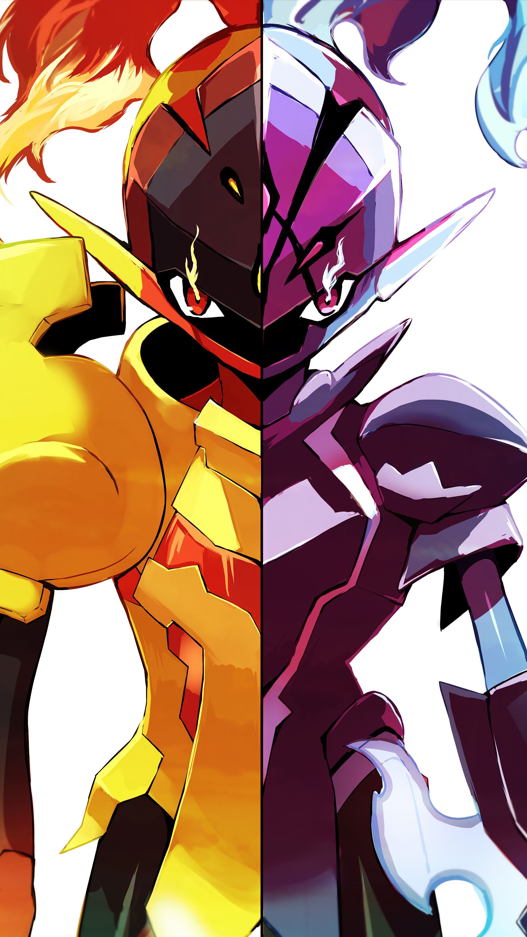 2160x3840 Armarouge Ceruledge Pokemon Scarlet Violet 4K Wallpaper iPhone HD Phone j