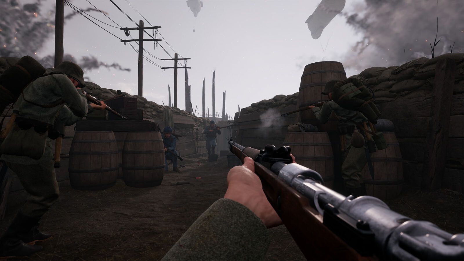 1600x900 Beyond The Wire Steam Key for PC