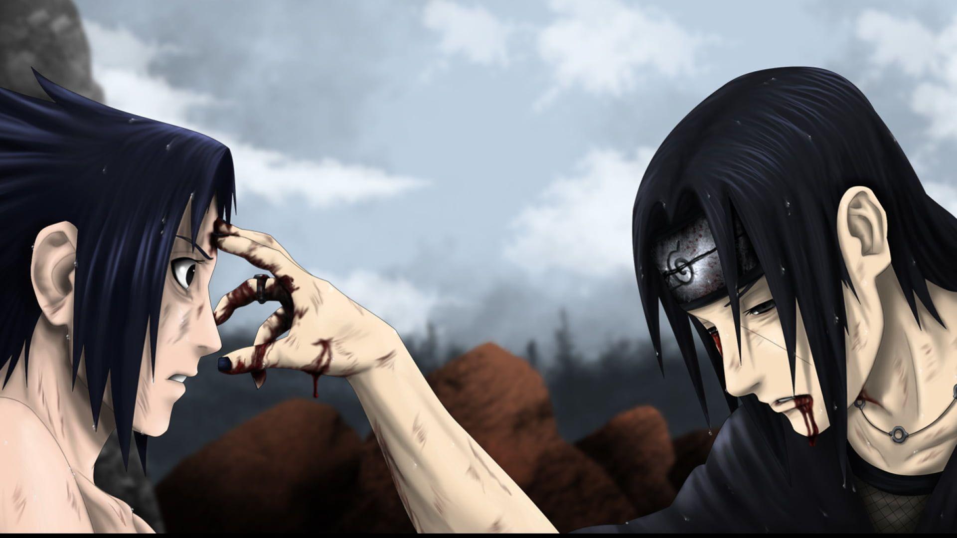 1920x1080 Naruto Shippuuden, Uchiha Itachi, Uchiha Sasuke, HD wallpaper