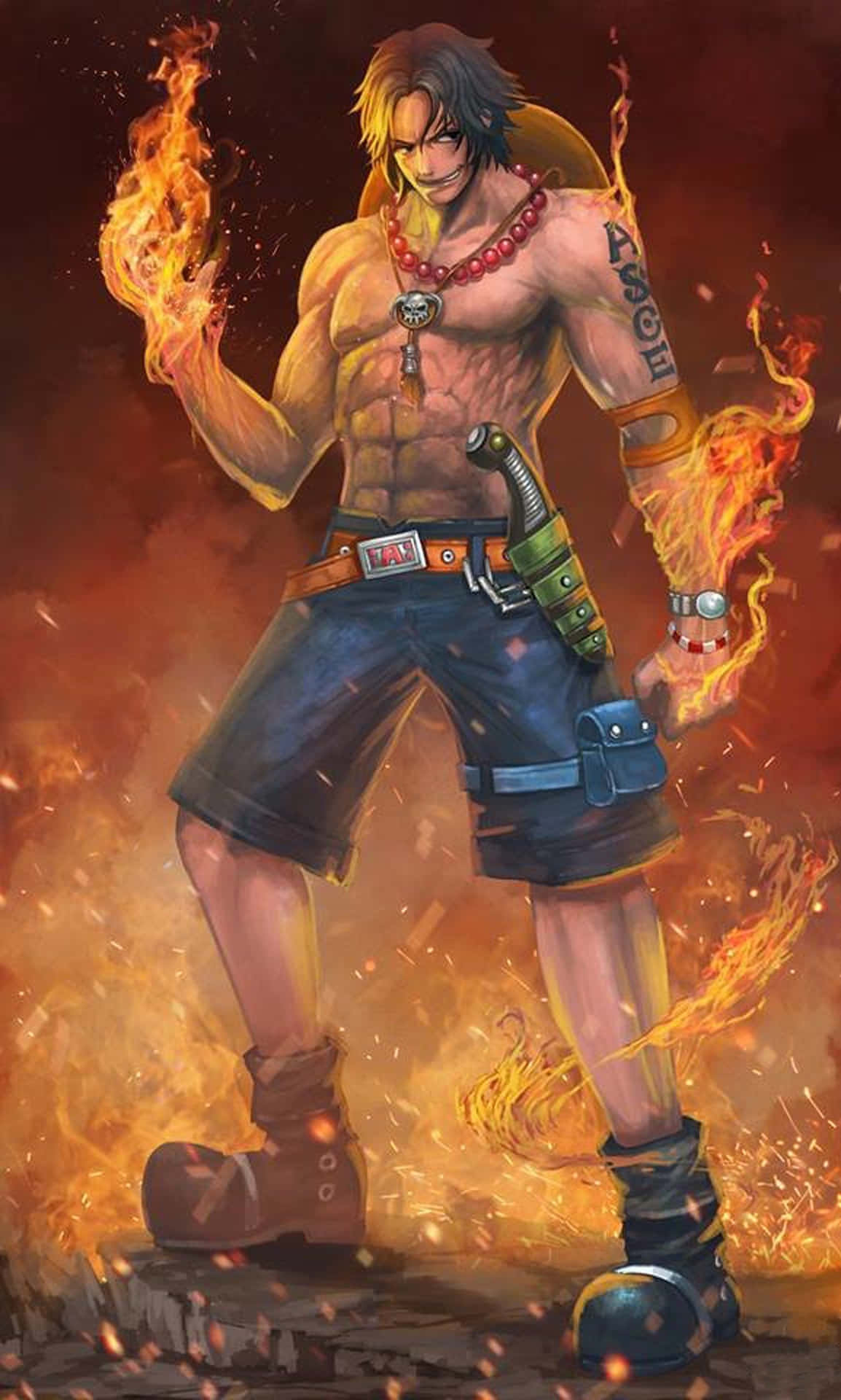 1154x1920 Portgas D Ace HD Wallpaper (100++)