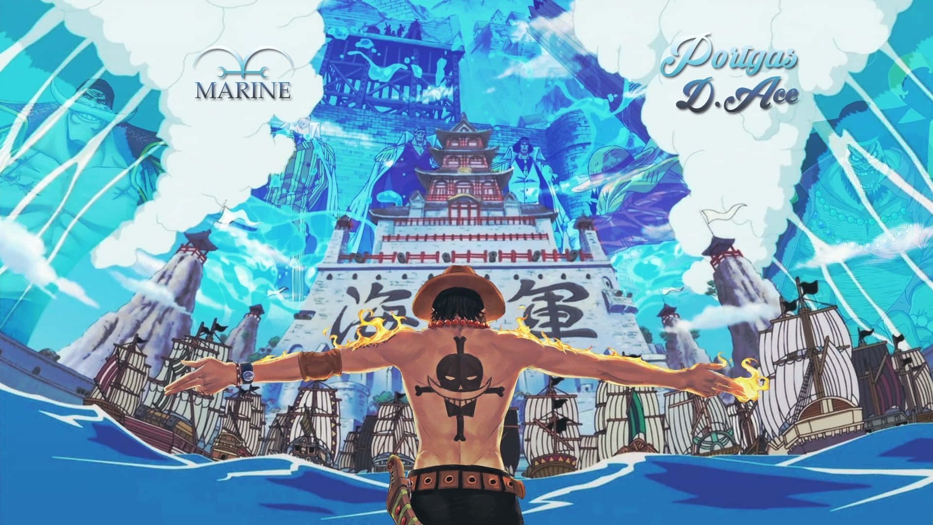 1920x1080 Portgas D Ace Wallpaper
