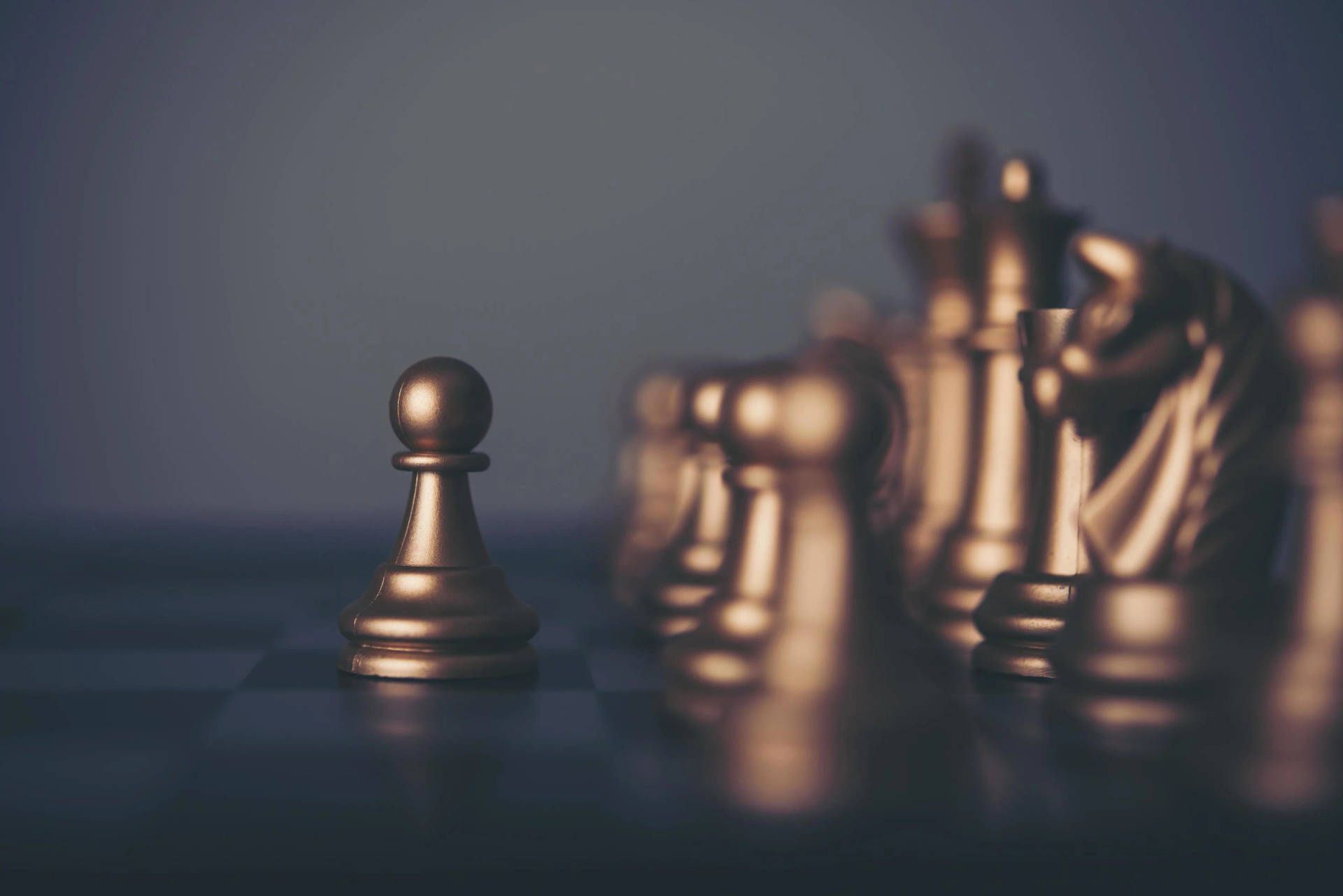 1920x1281 Faded Chess Bronze Pawn Wallpaper