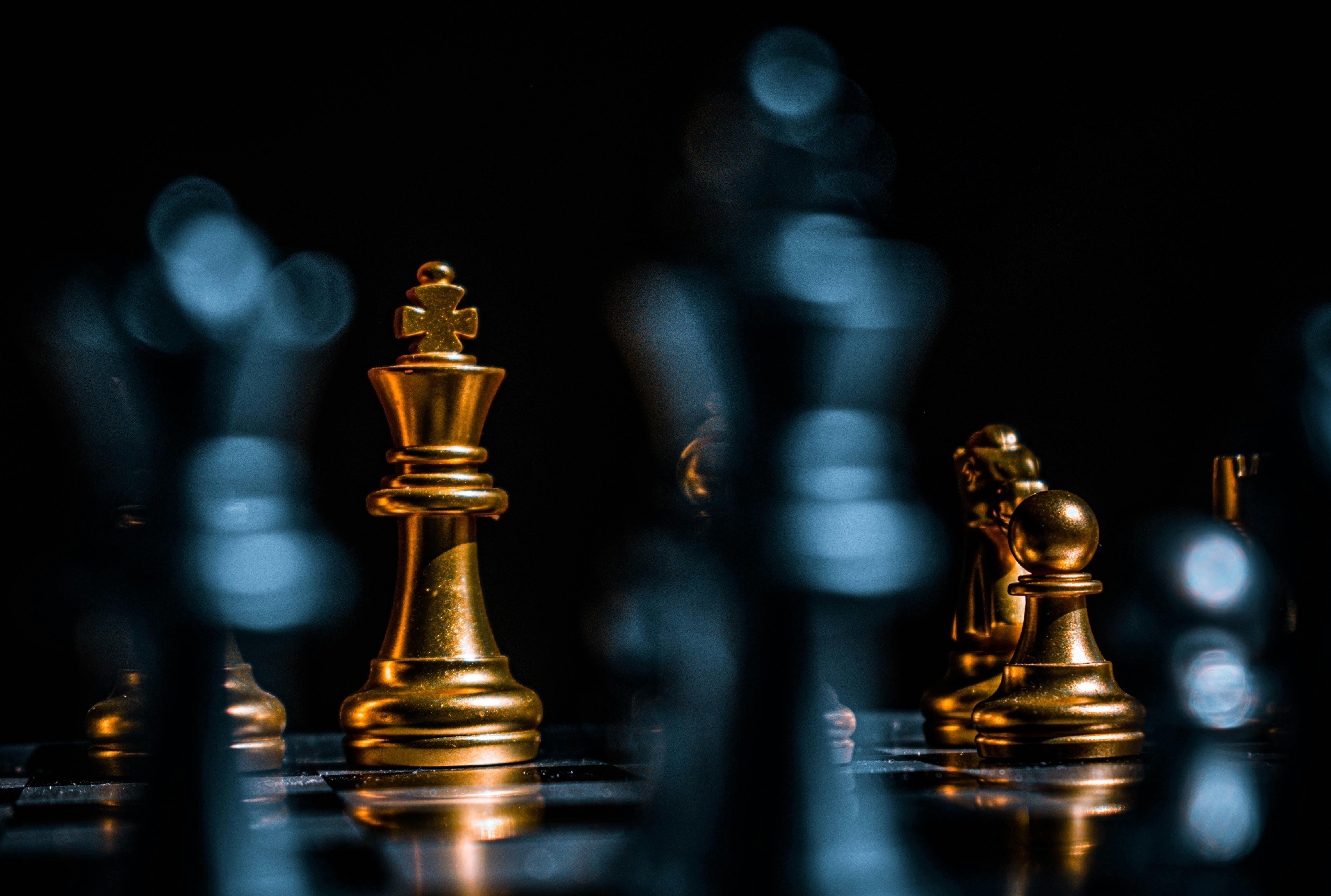 4668x3143 Chess Pieces on Chess Board · Free