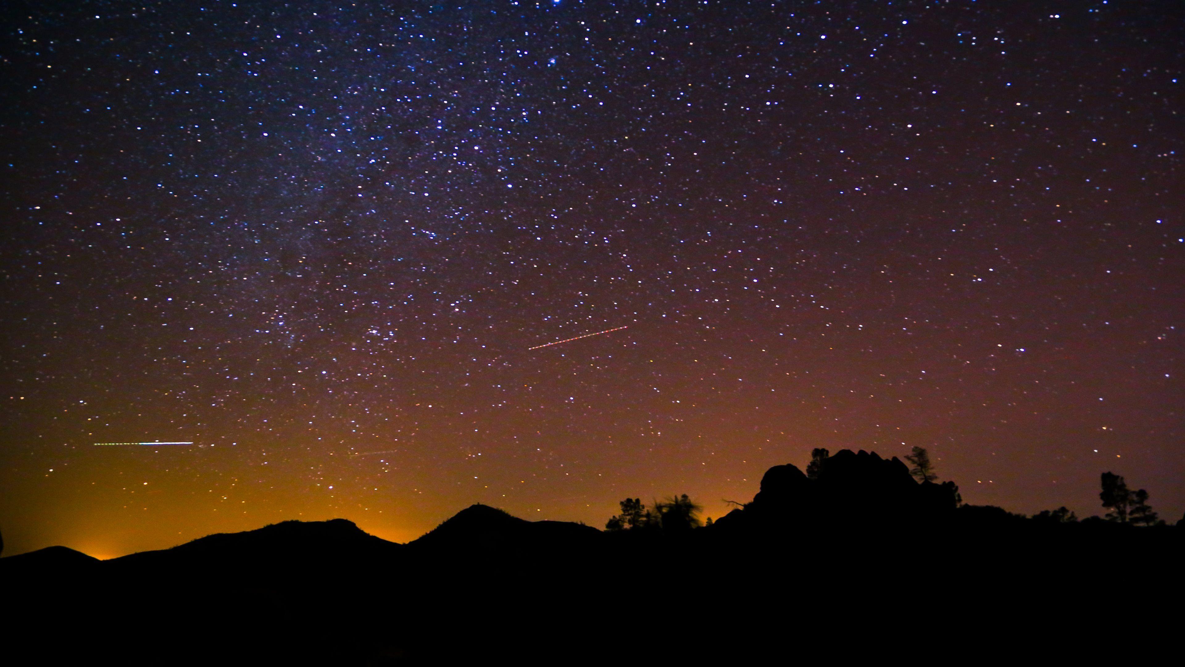 3840x2160 4K Night Sky Wallpaper