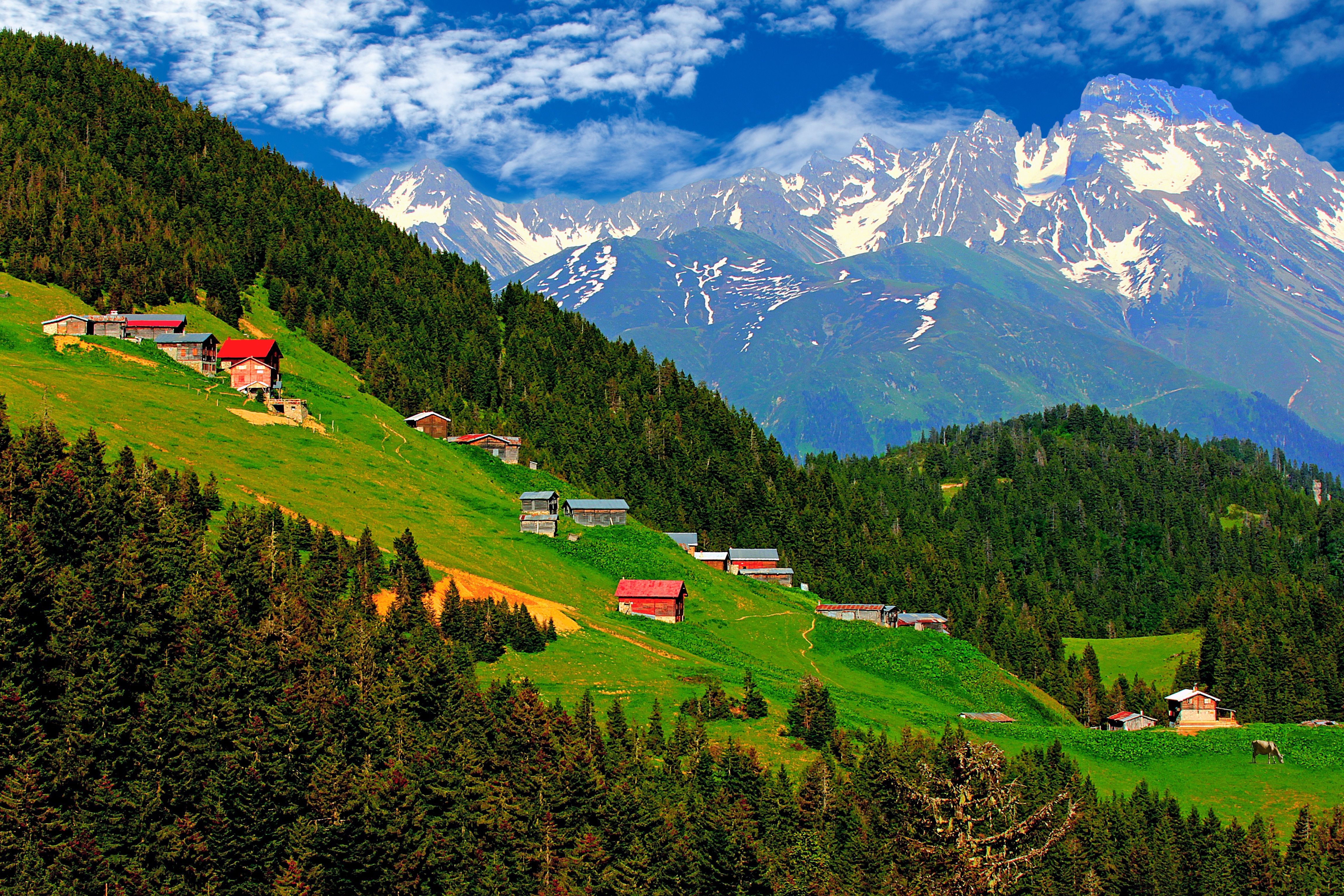 4608x3072 Wallpaper turkey, rize, çamlıhemşin, pokut plateau for mobile and desktop, section пейзажи, resolution 4608x3072
