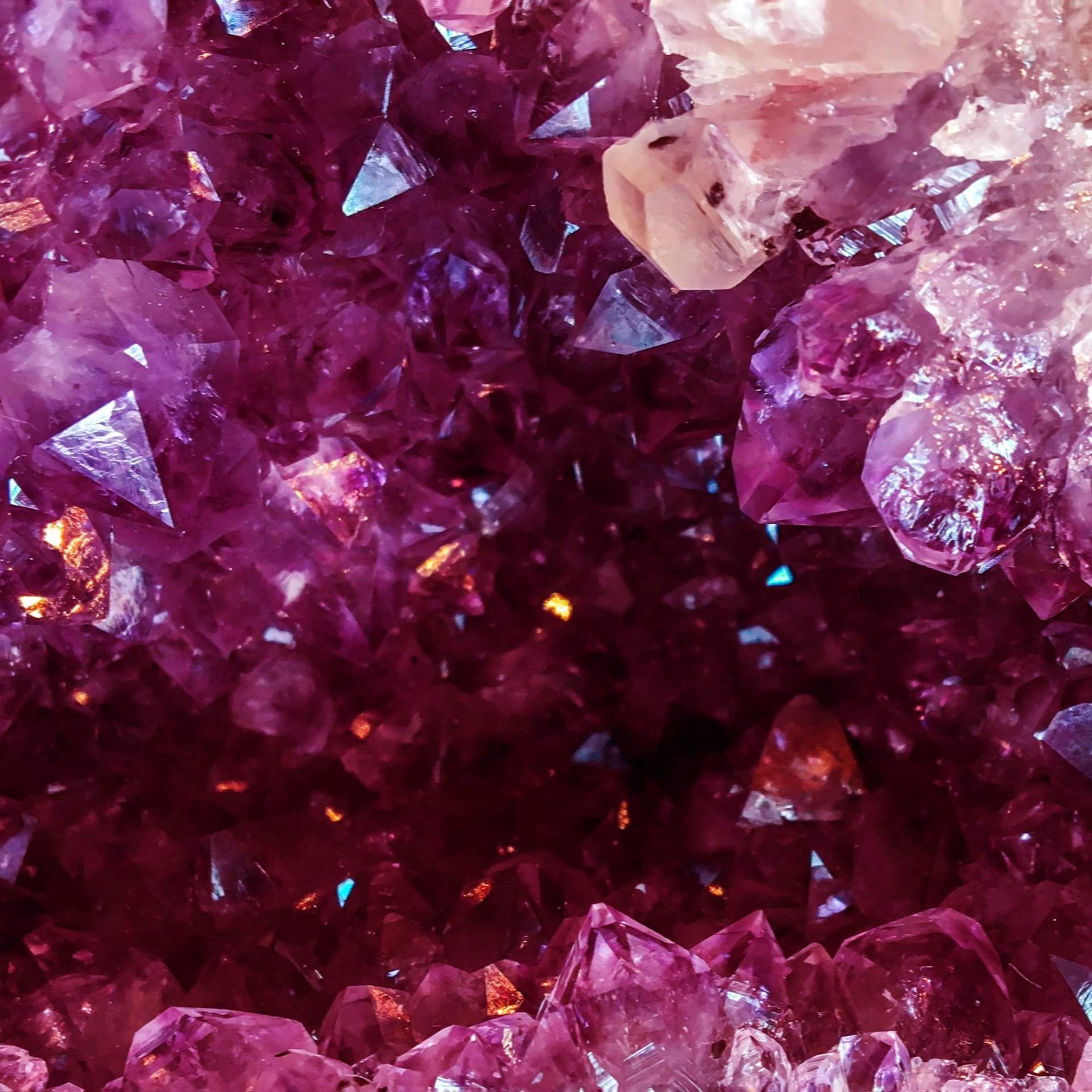 1920x1920 Nokia Stock Pink Crystals Gems Diamonds Rare Gemstones