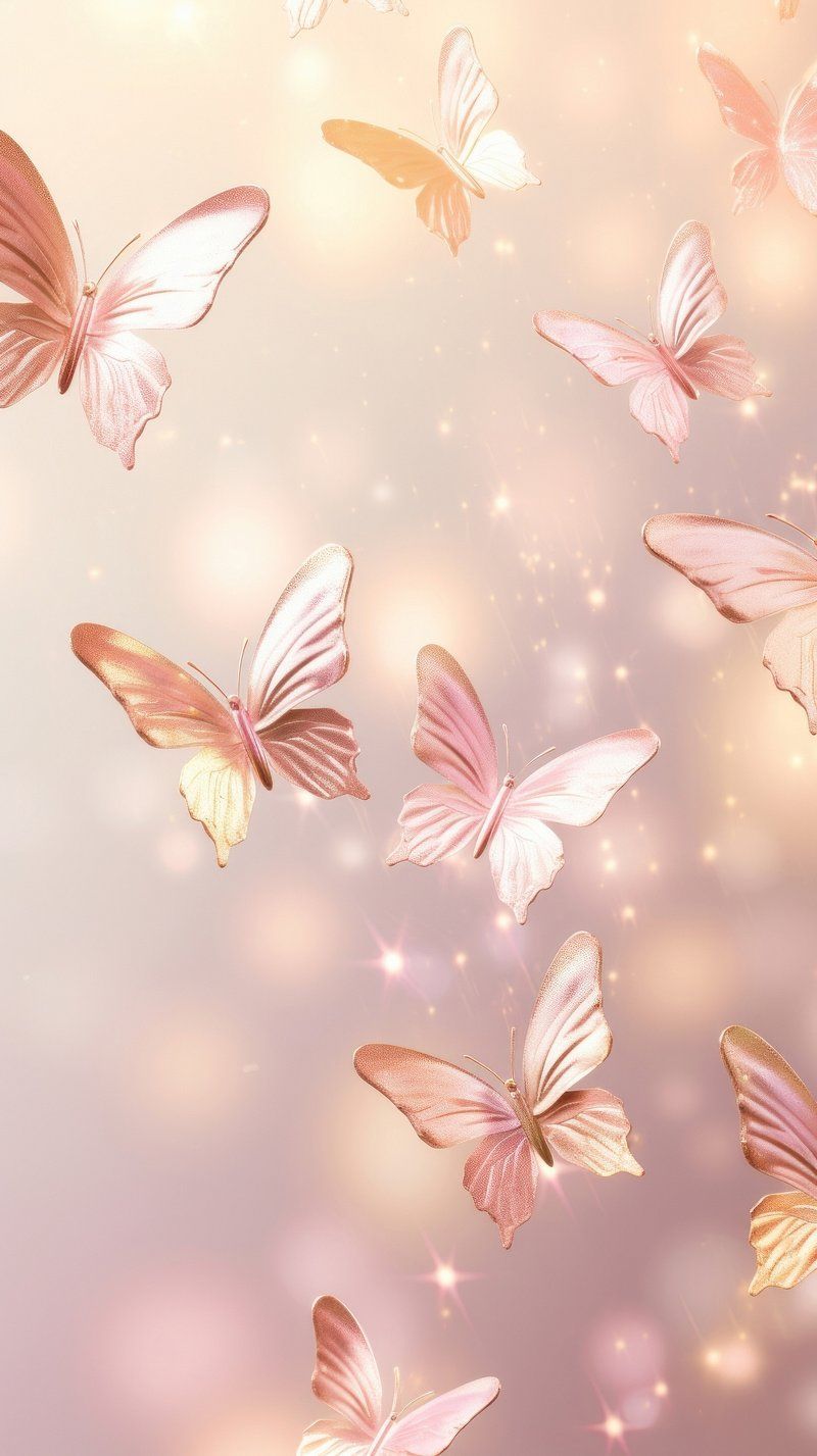 800x1427 Gold Butterfly Wallpaper iPhone Image Wallpaper