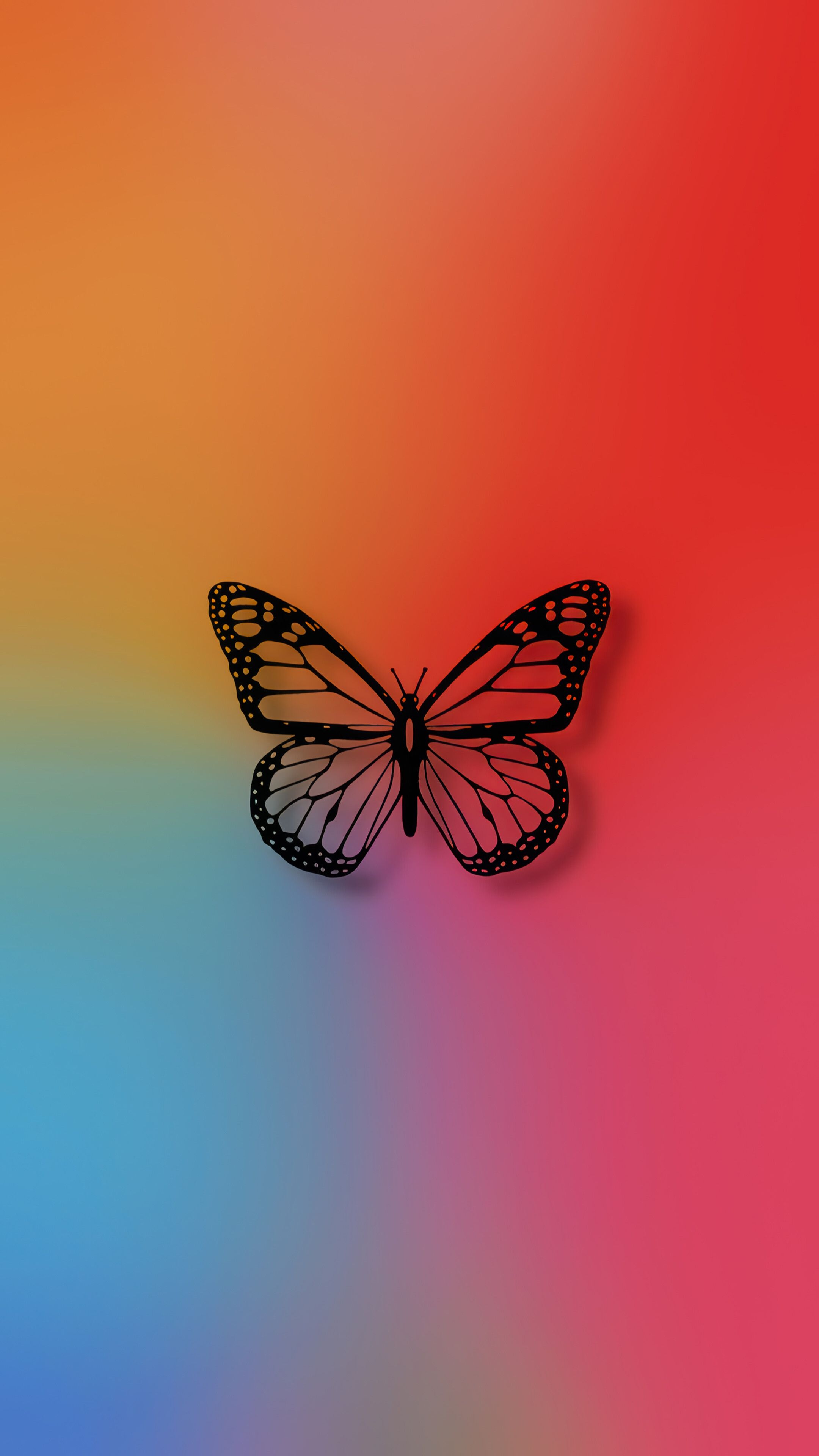 2160x3840 Butterfly Background 4K Wallpaper iPhone HD Phone a