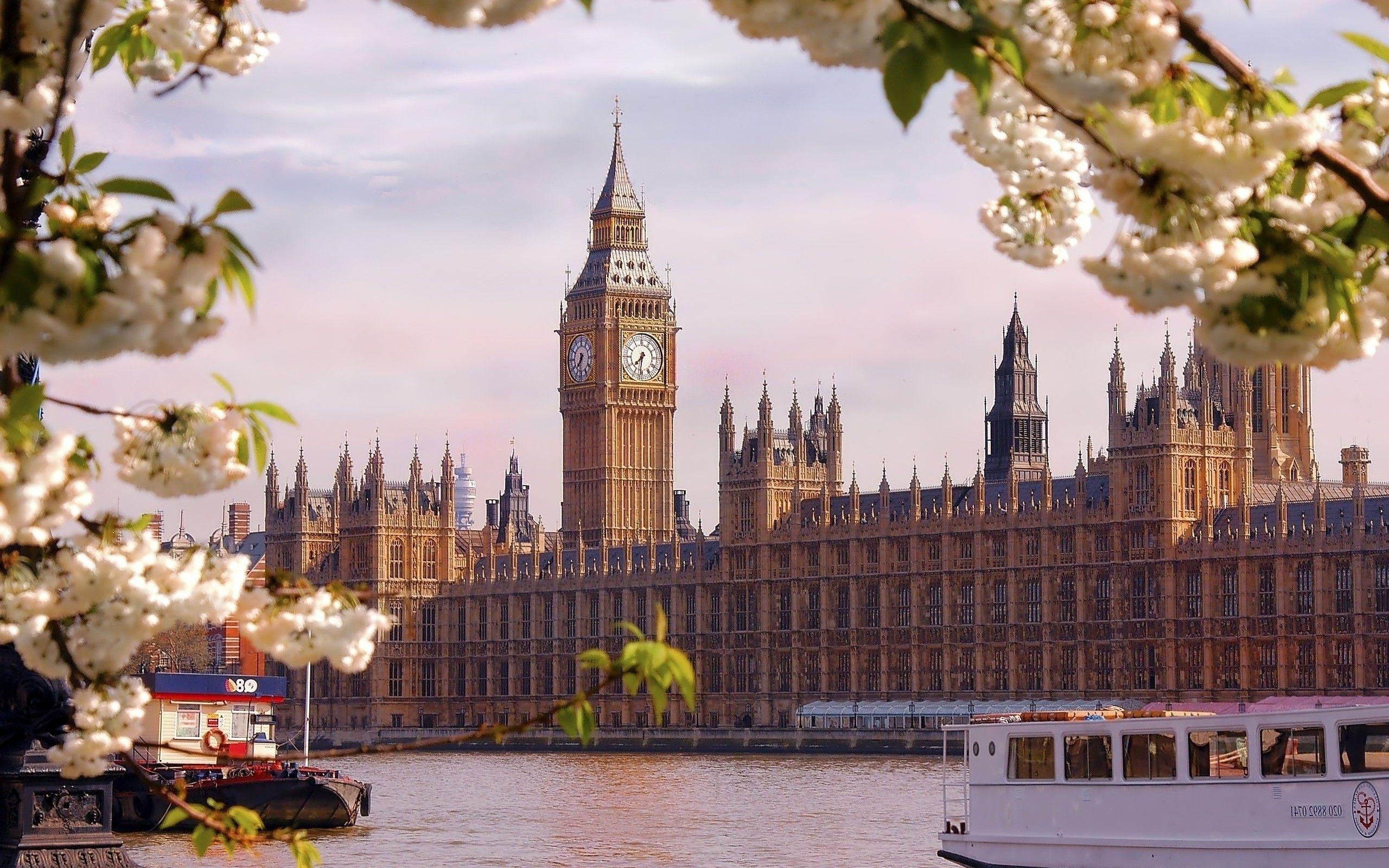 2560x1600 Other: View London Spring Cityscape Buildings Big Ben Architecture