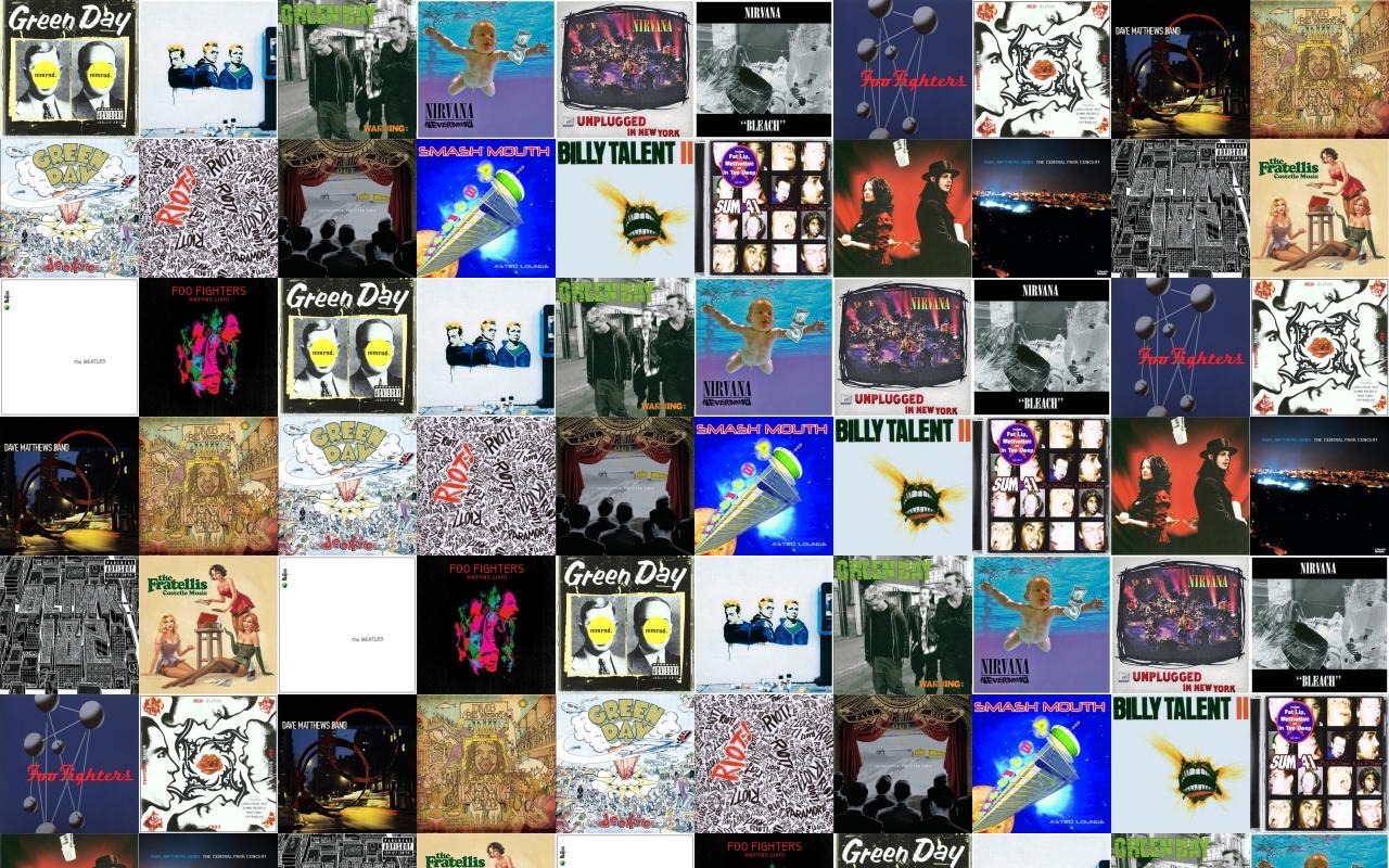 1280x800 Green Day Nimrod Shenanigans Warning Nirvana Nevermind Mtv