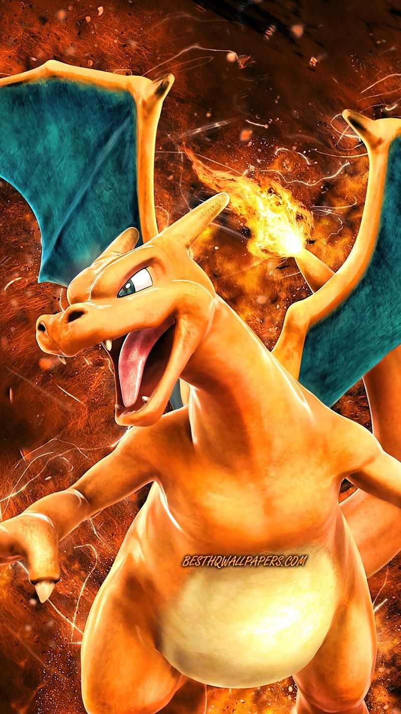 800x1422 Charizard, pokemon, HD phone wallpaper