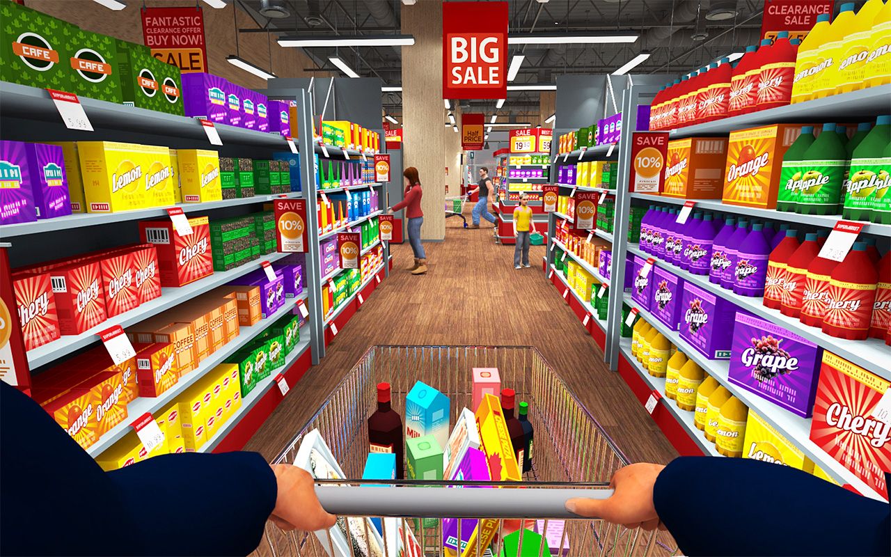 1280x800 Supermarket Grocery Store Shopping Mall Game For Girls, Shopping Mall Supermarket Simulator Atm Machine Cash Register Game on Amazon Appstore