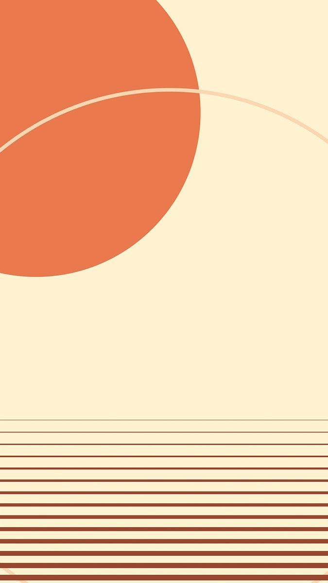 675x1200 Download premium vector of Retro sunset mobile wallpaper vector geometric minimal style by Kappy about bauhaus, sunset background, brick wallpaper, abstract, and vintage wallpaper 2865909