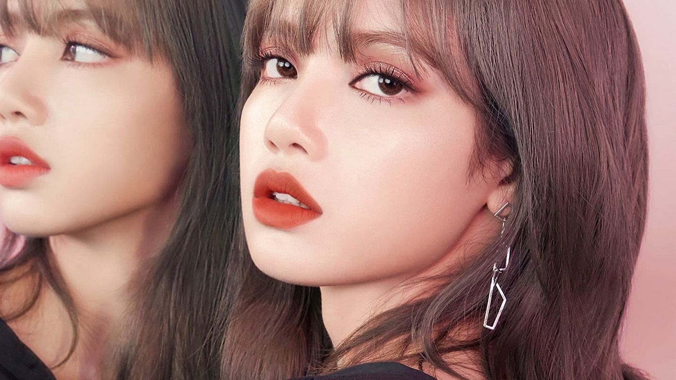 1366x768 wallpaper for desktop, laptop. girl kpop lisa blackpink