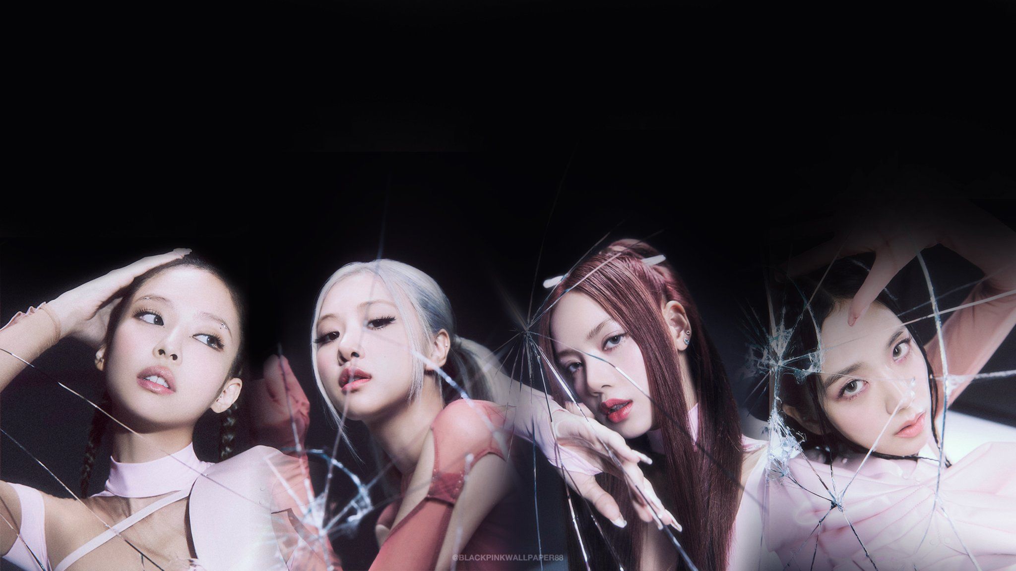2048x1152 yilindesigns l BP Locks on X: #BLACKPINK 'Pink Venom' Title Poster Desktop Wallpaper