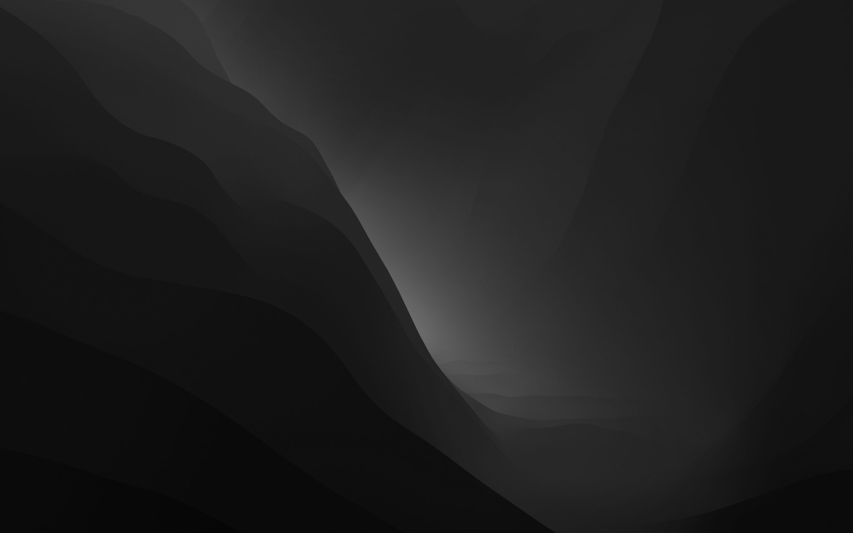 2880x1800 macOS Monterey Wallpaper 4K, Dark Mode, Stock