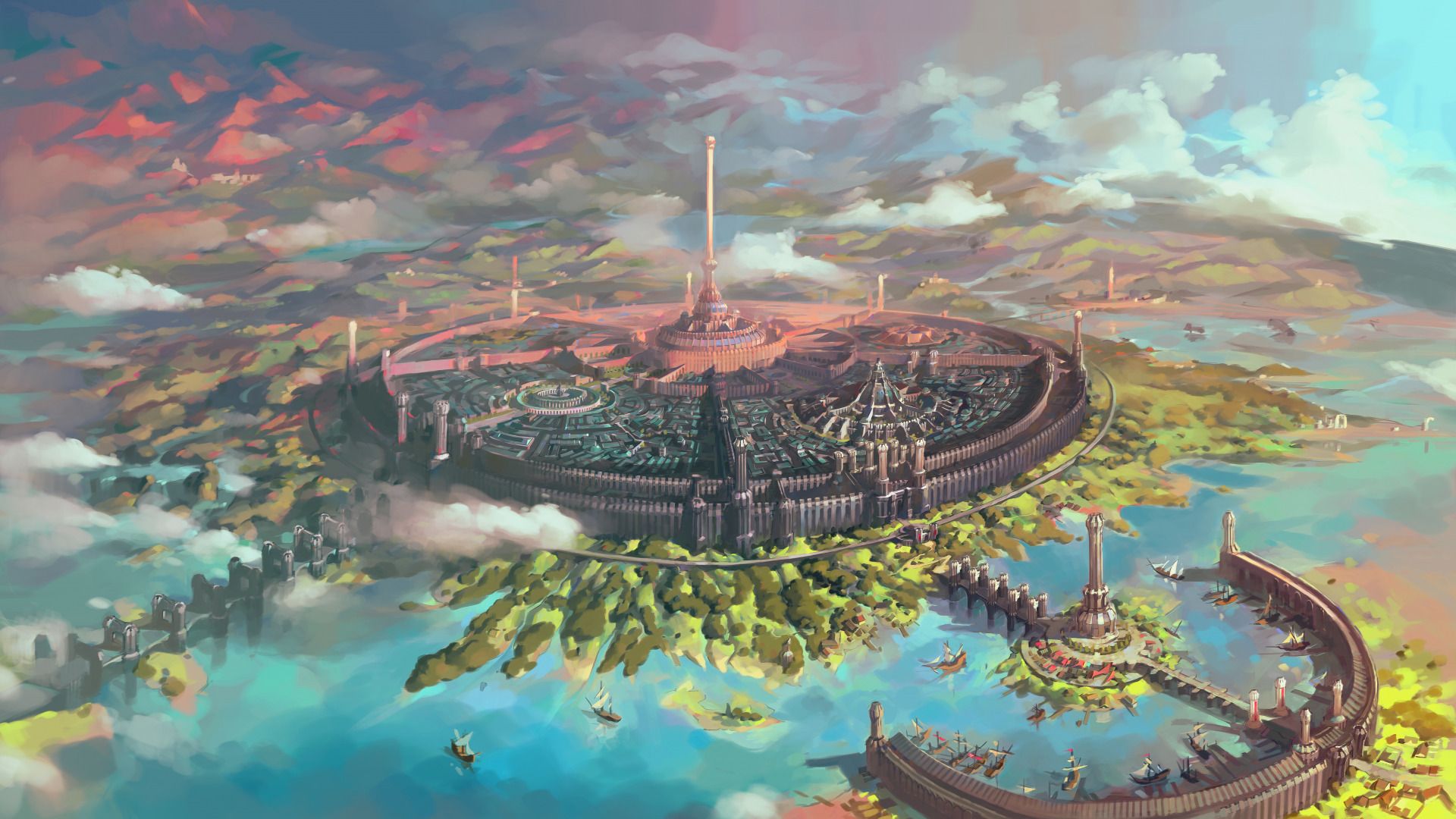 1920x1080 The Imperial City Settlement in Nirn