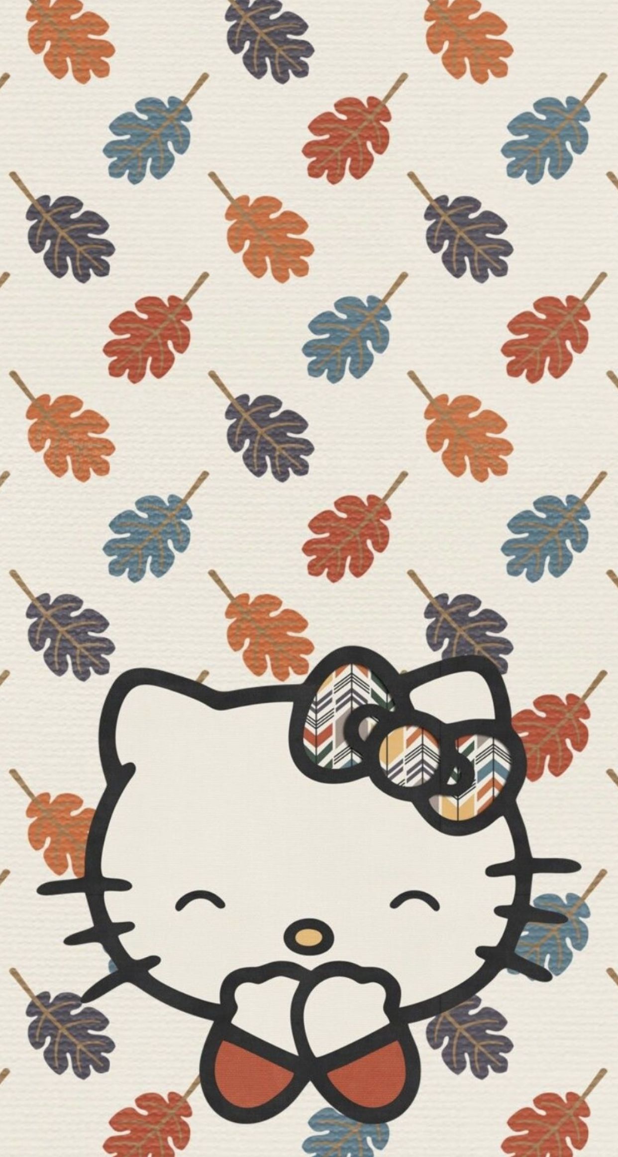 1242x2324 Hello Kitty Thanksgiving Wallpaper