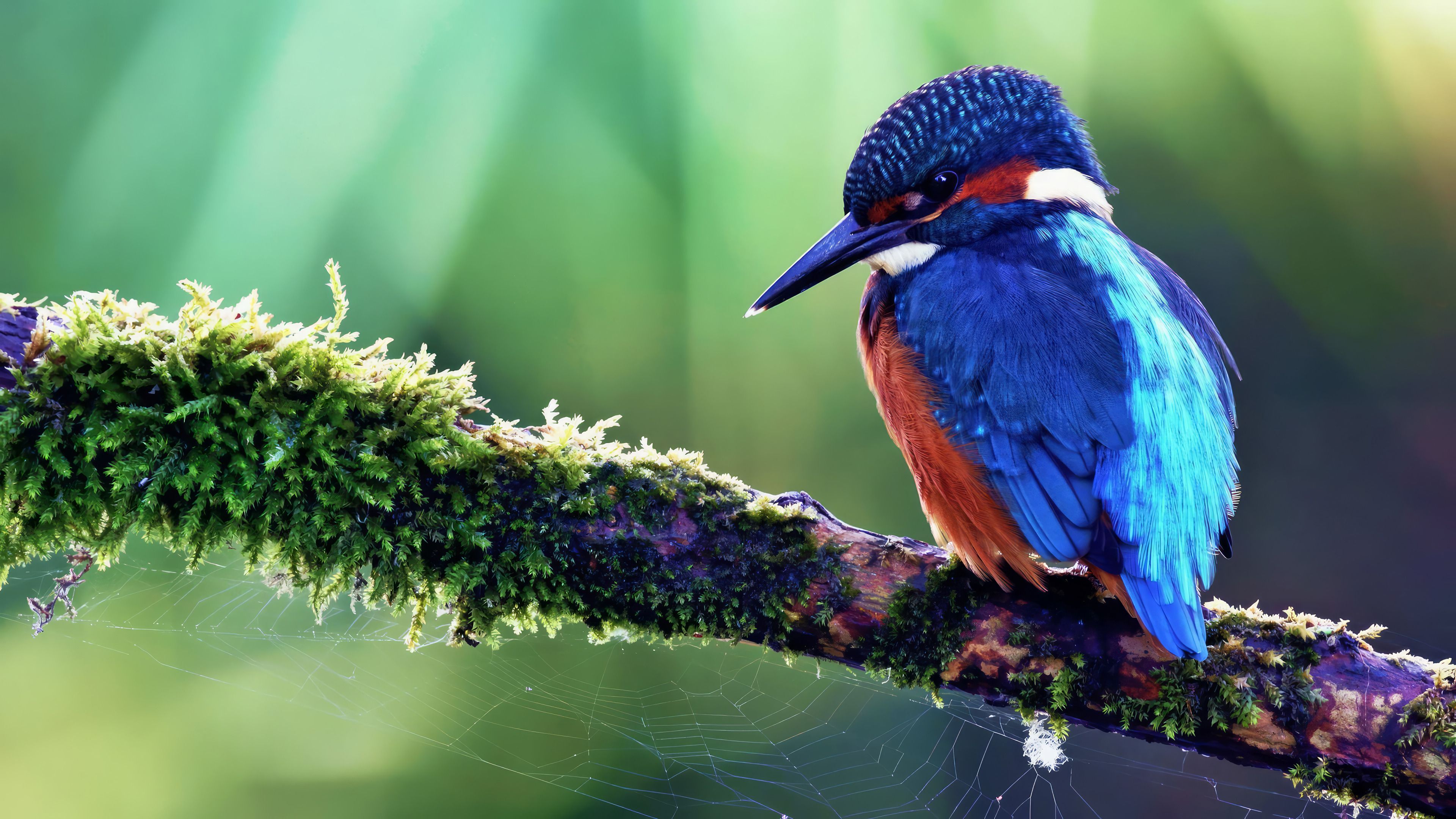 3840x2160 Kingfisher Bird Wallpaper 4K HD PC a