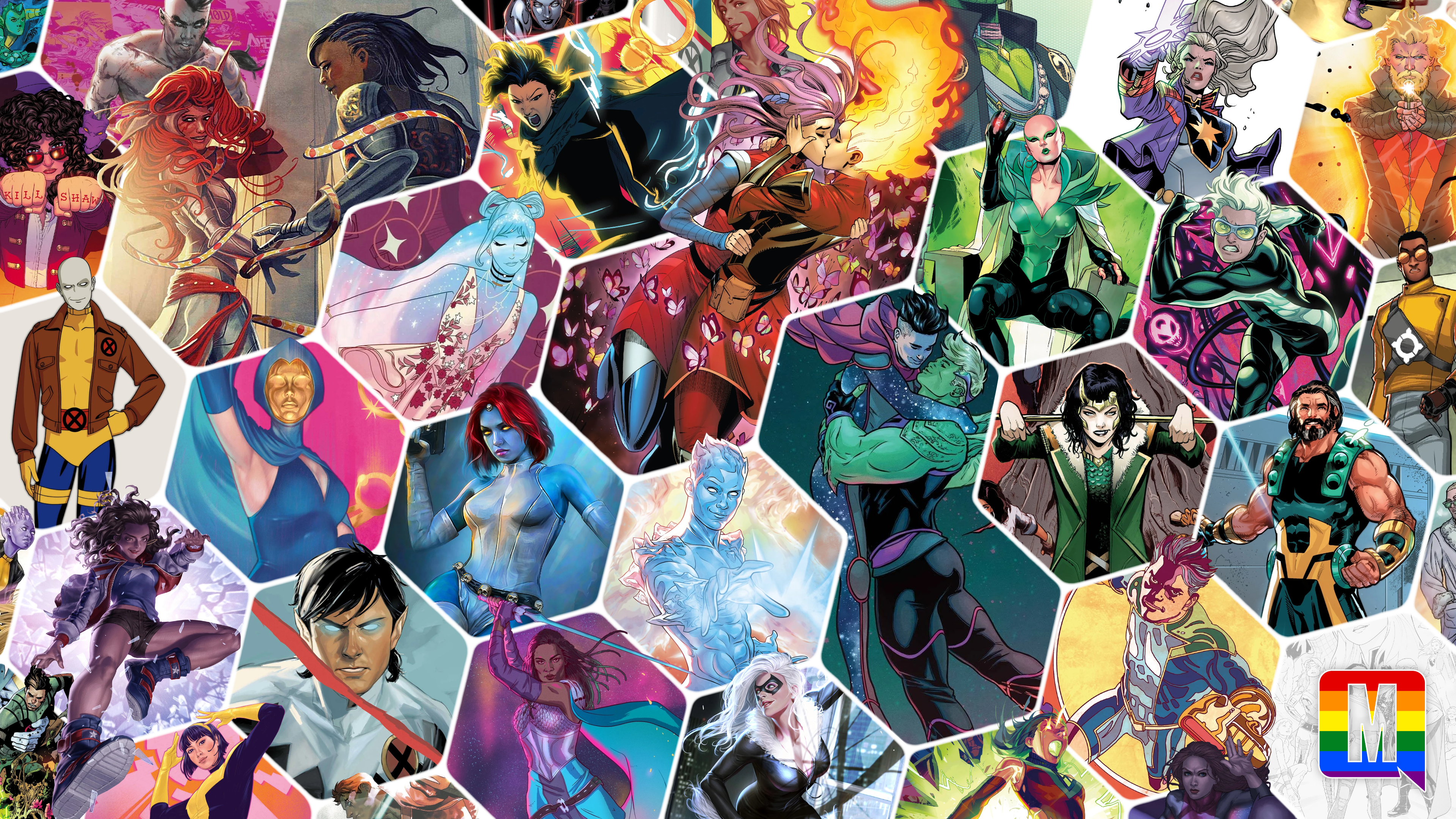 3840x2160 Happy Pride Month! Here's A Wallpaper Banner I Created For The Discord Server