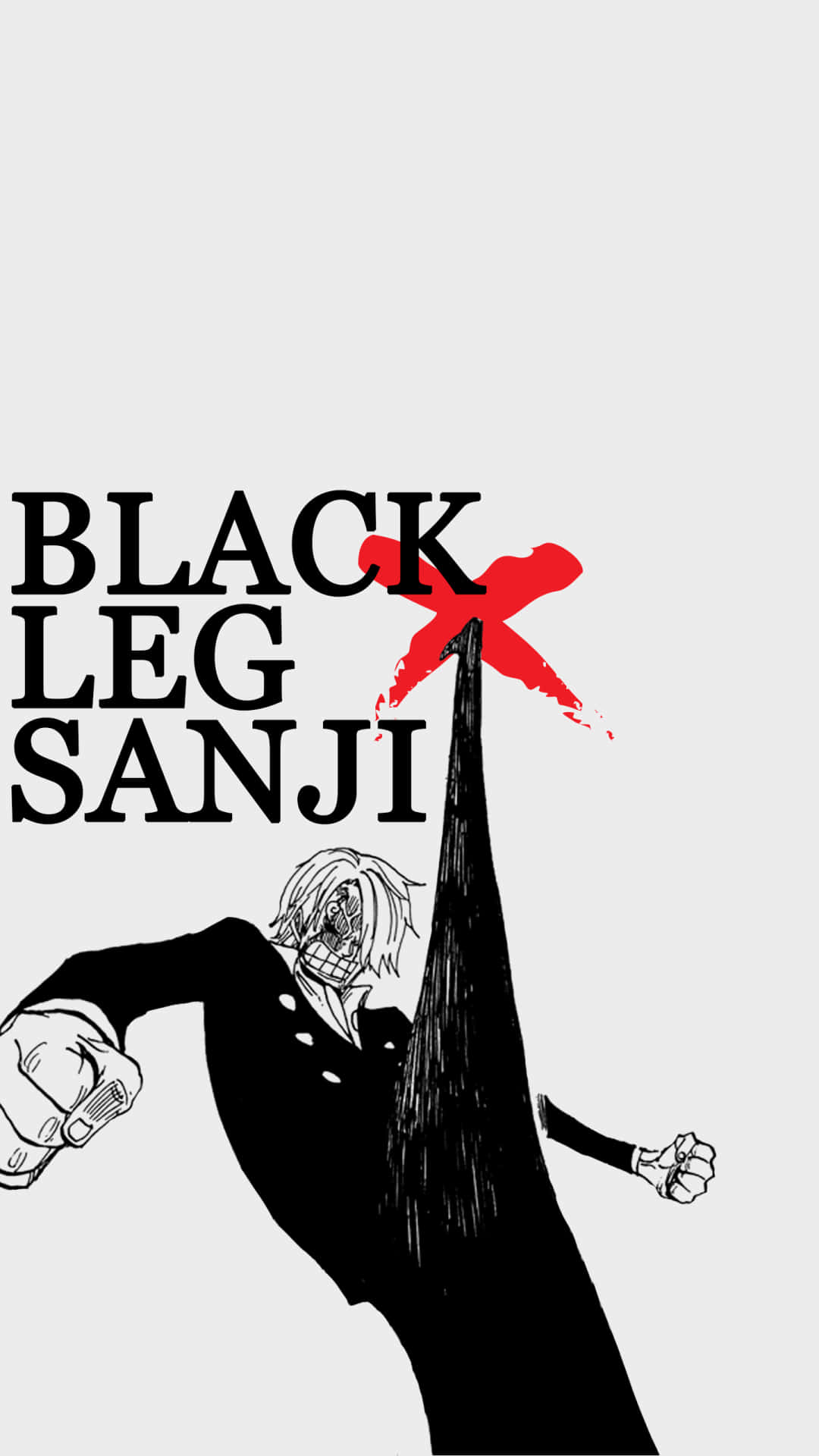 1080x1920 Download Sanji One Piece character in action on iPhone Wallpaper
