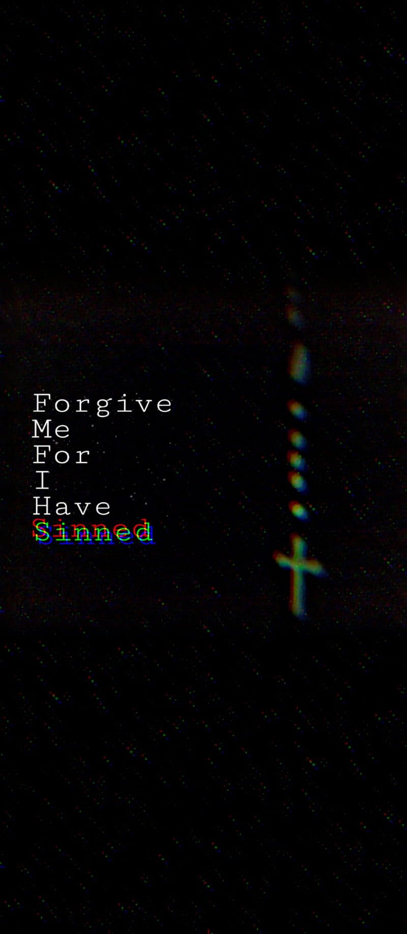 800x1837 Forgive my sins, aesthetic, amoled, black, christian, dark, depression, jesus, HD phone wallpaper