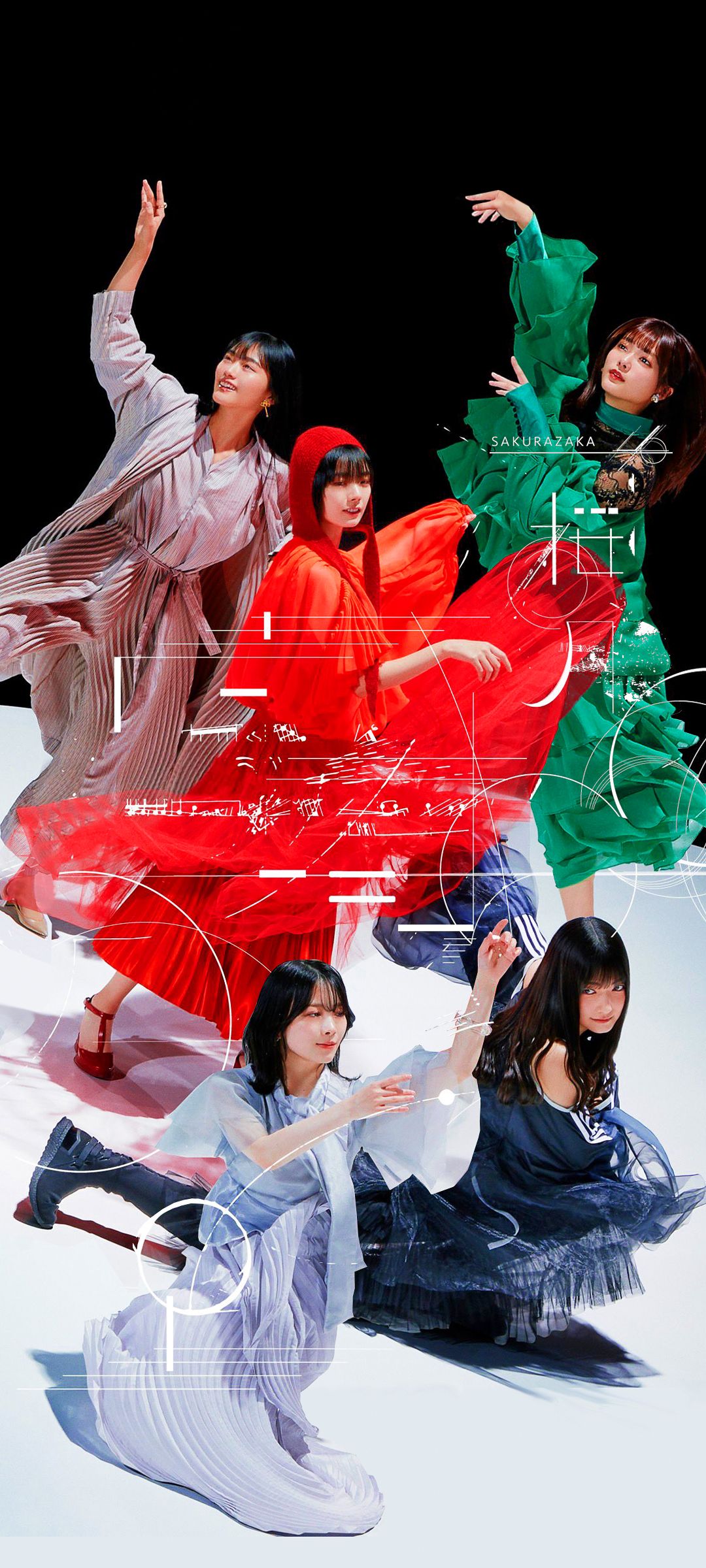1080x2400 FA̷ИG on X: Sakurazaka46 5th single Sakurazuki mobile wallpaper part 2 #Editorzaka46 #櫻坂46 #桜月 / X