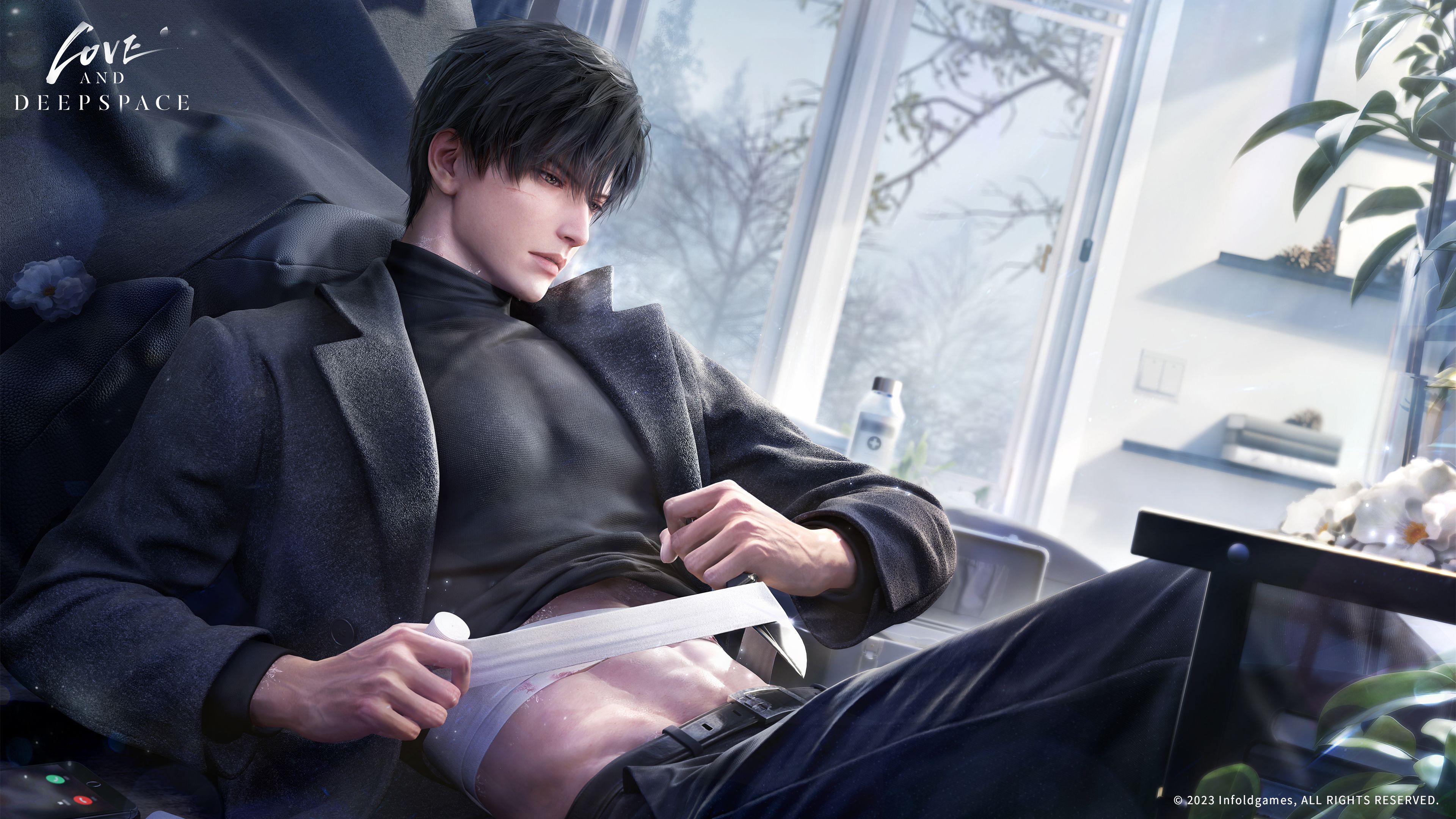 3840x2160 Li Shen (Zayne (Love and Deepspace)) Yu Shen Kong Wallpaper by Papergames Anime Image Board