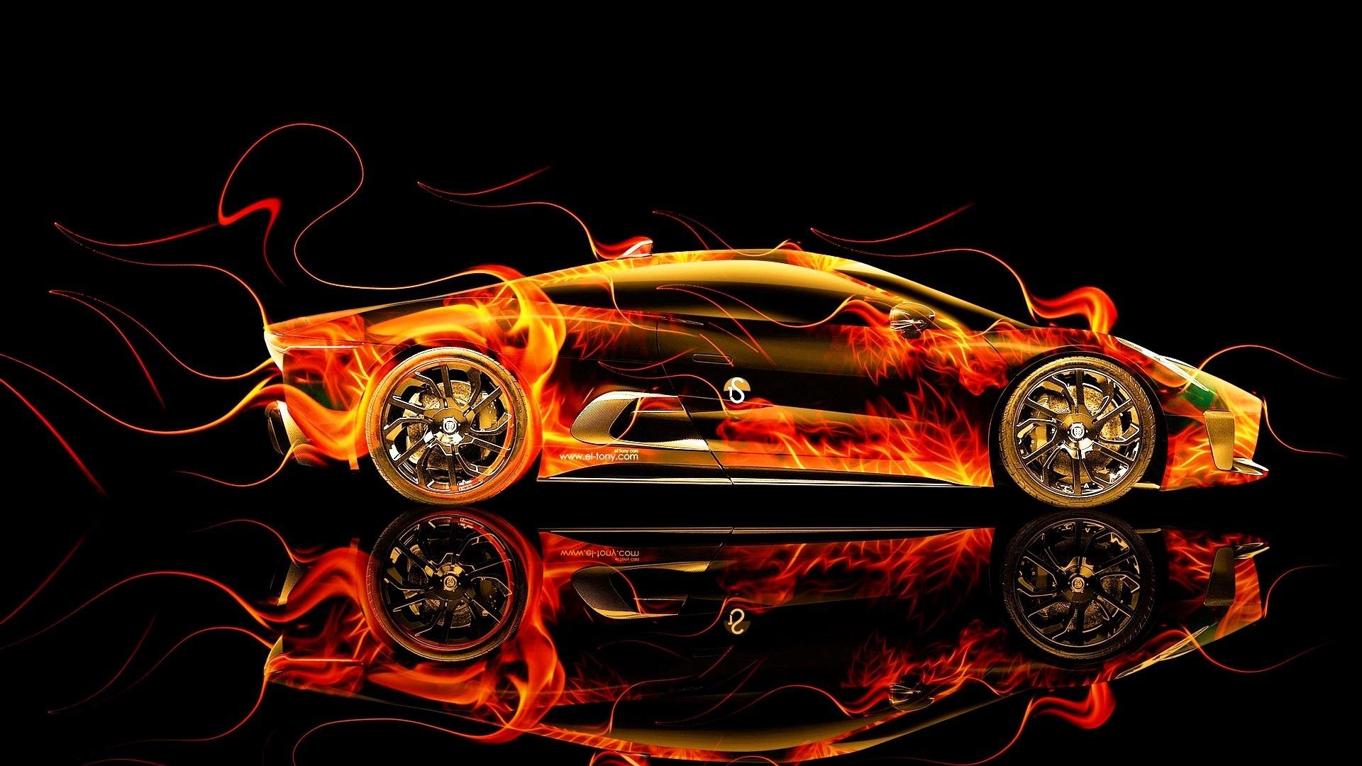 Fire And Water Cars Wallpapers  Wallpaper Cave