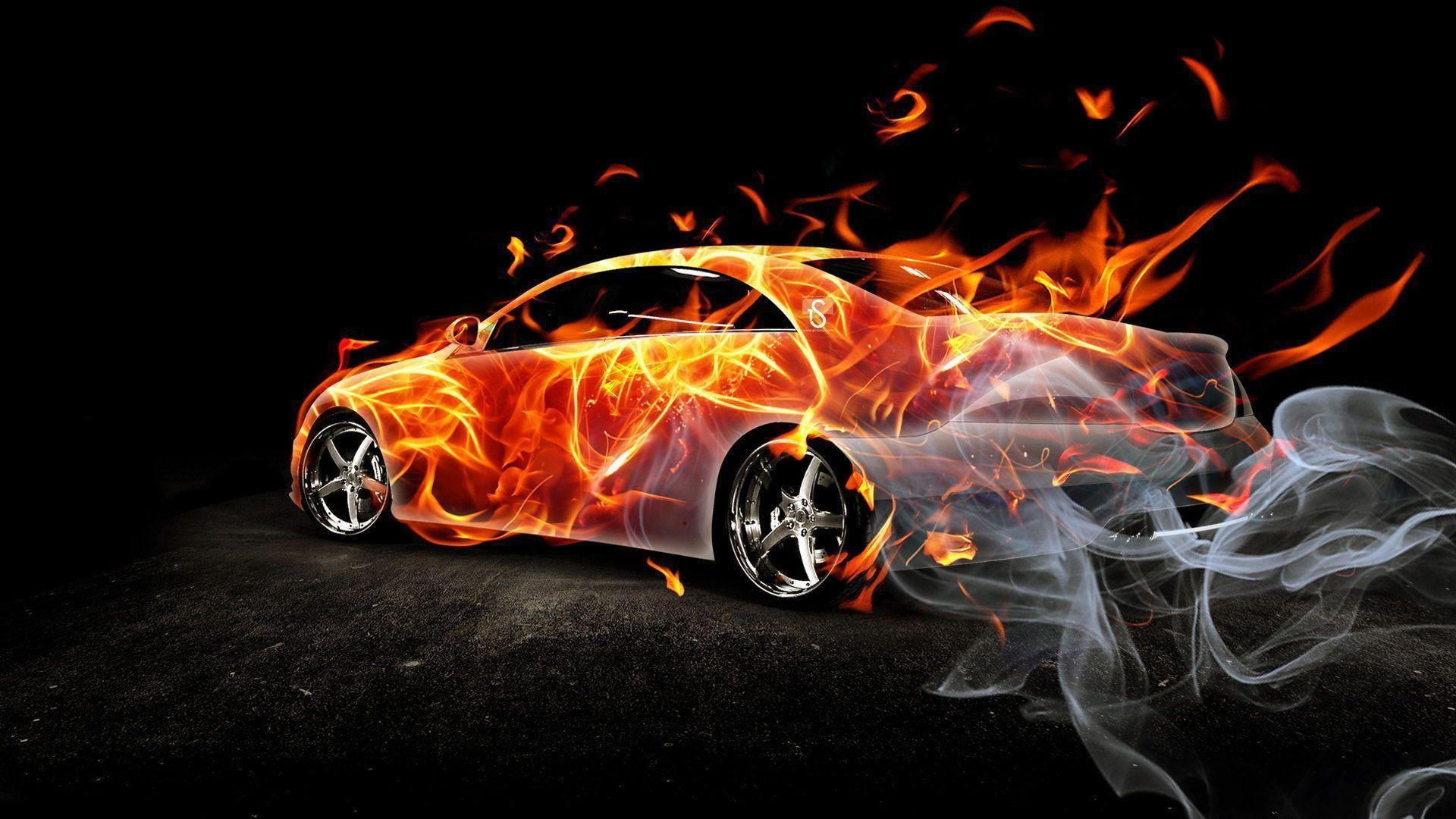 Fire Cars Wallpapers - Top Free Fire Cars Backgrounds - WallpaperAccess
